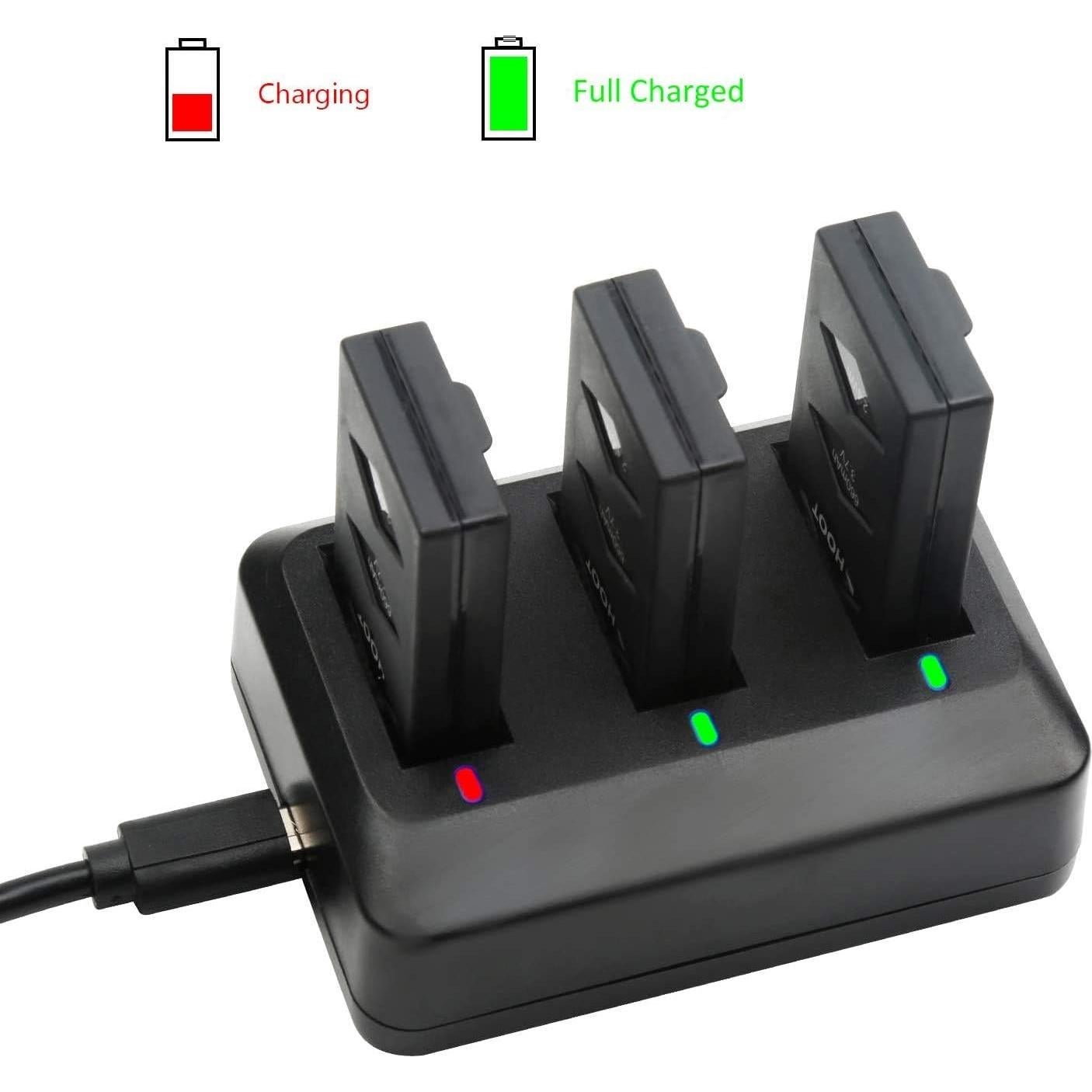 Kit Cargador Batería SHOOT 3 Pack 660mAh 3.7V Parrot MiniDrone