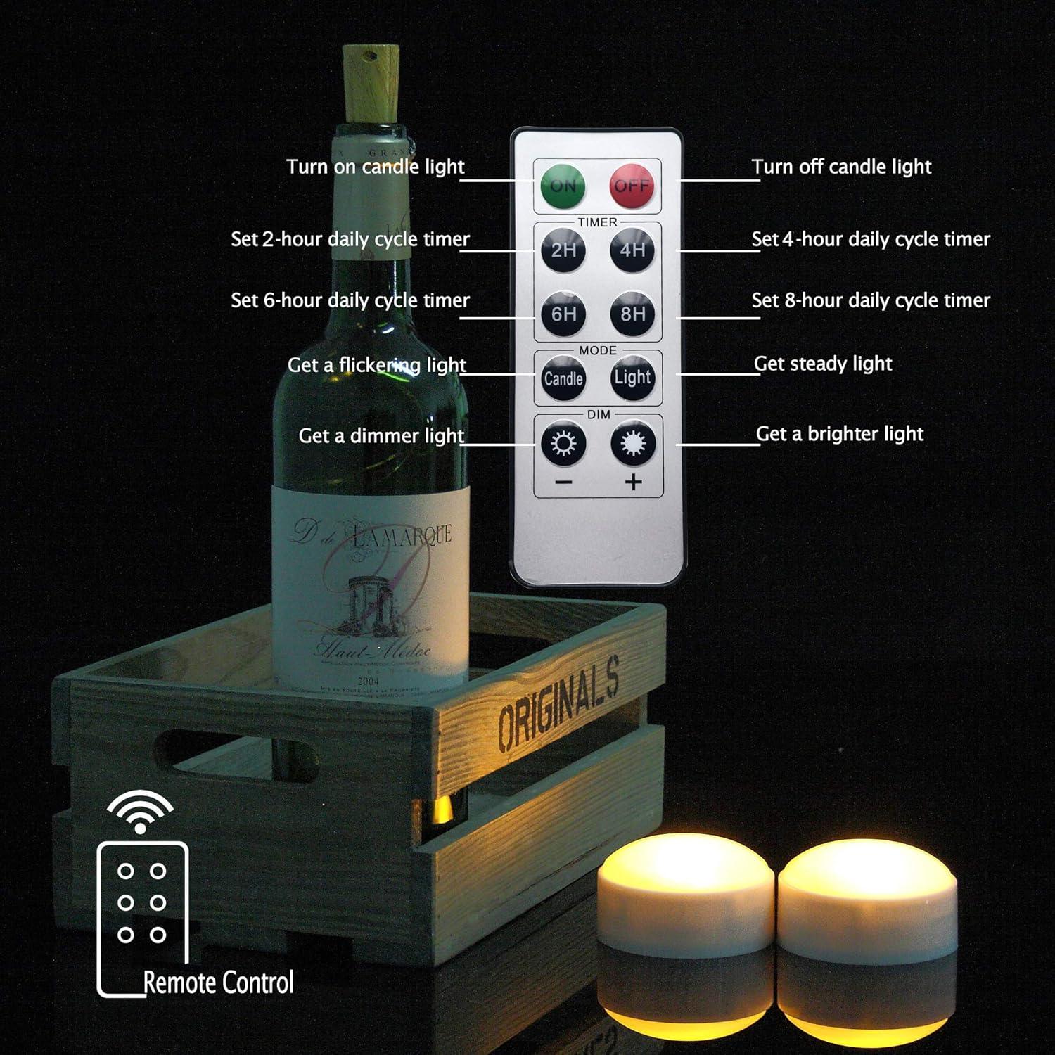 Luces LED de Calabaza Jingtech con Control Remoto y Temporizador, Paquete de 3