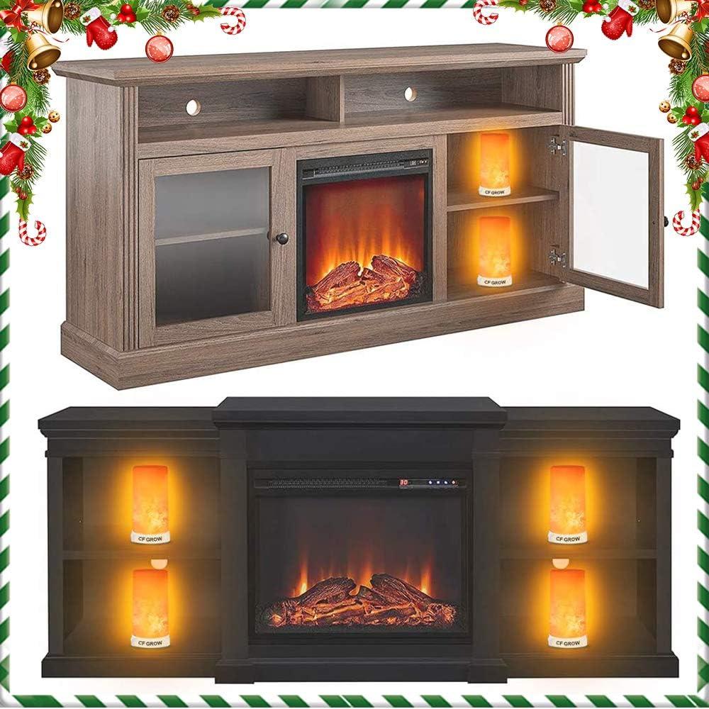 Lámpara LED Efecto Llama PDGROW Recargable USB 4 Modos