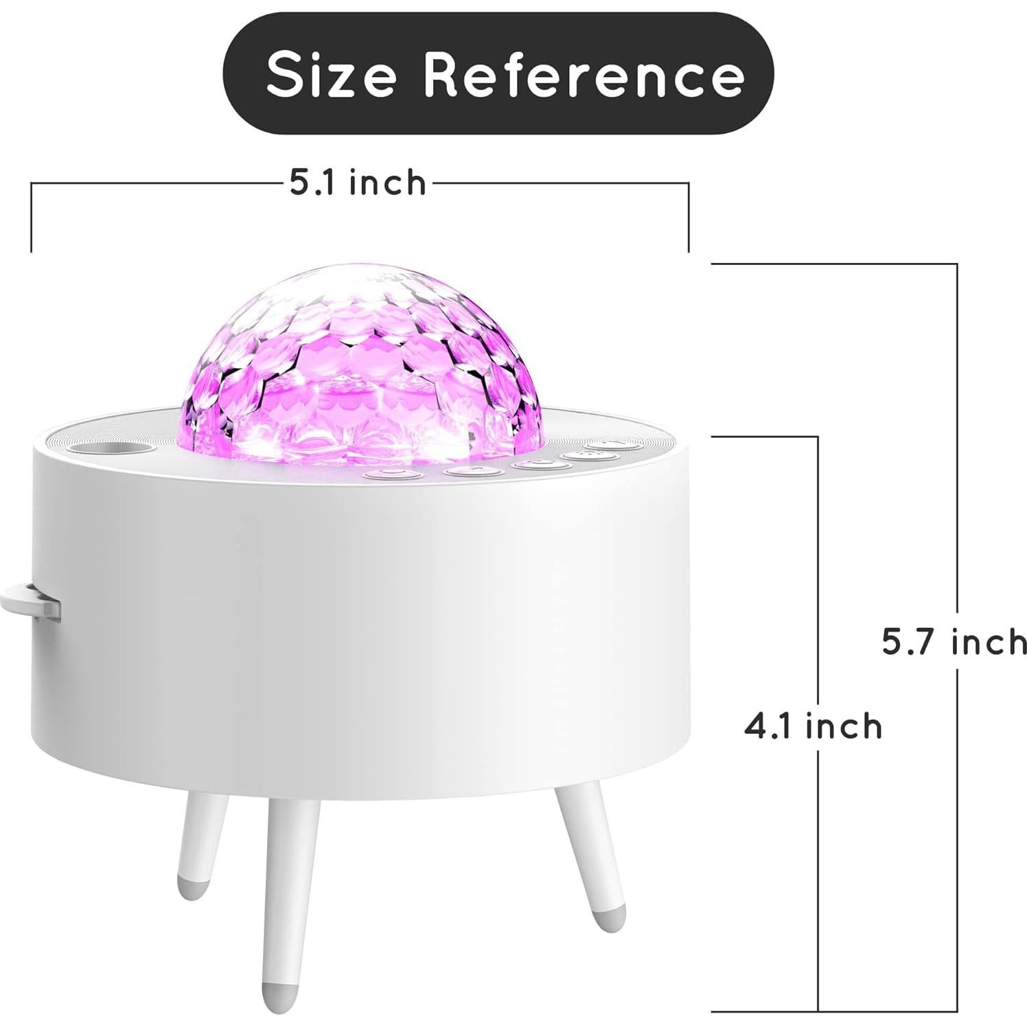 Proyector de Olas Lumoonosity - Luz Nocturna Estrellada 13cm