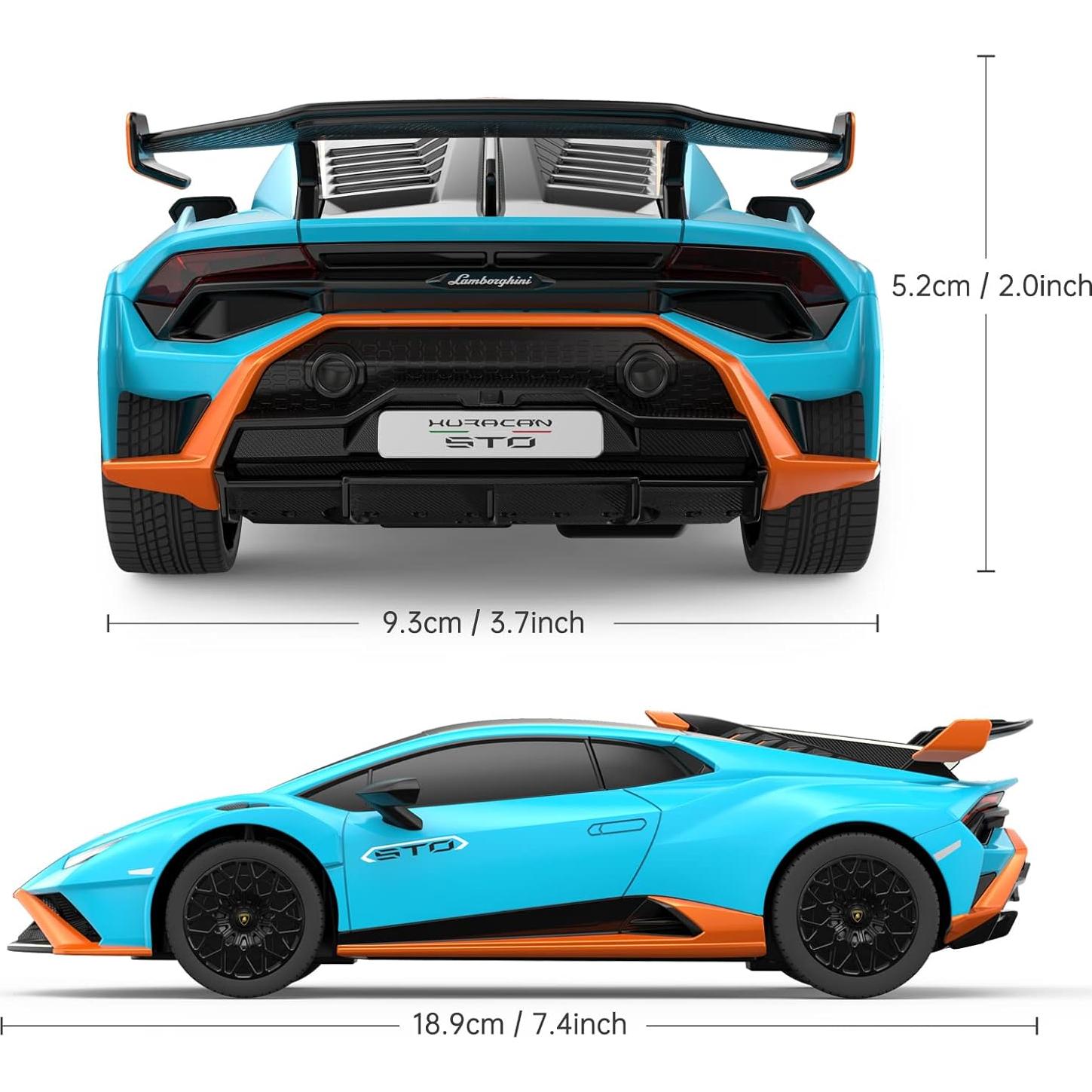 Coche RC Rastar Lamborghini Huracán STO 1:24 Azul