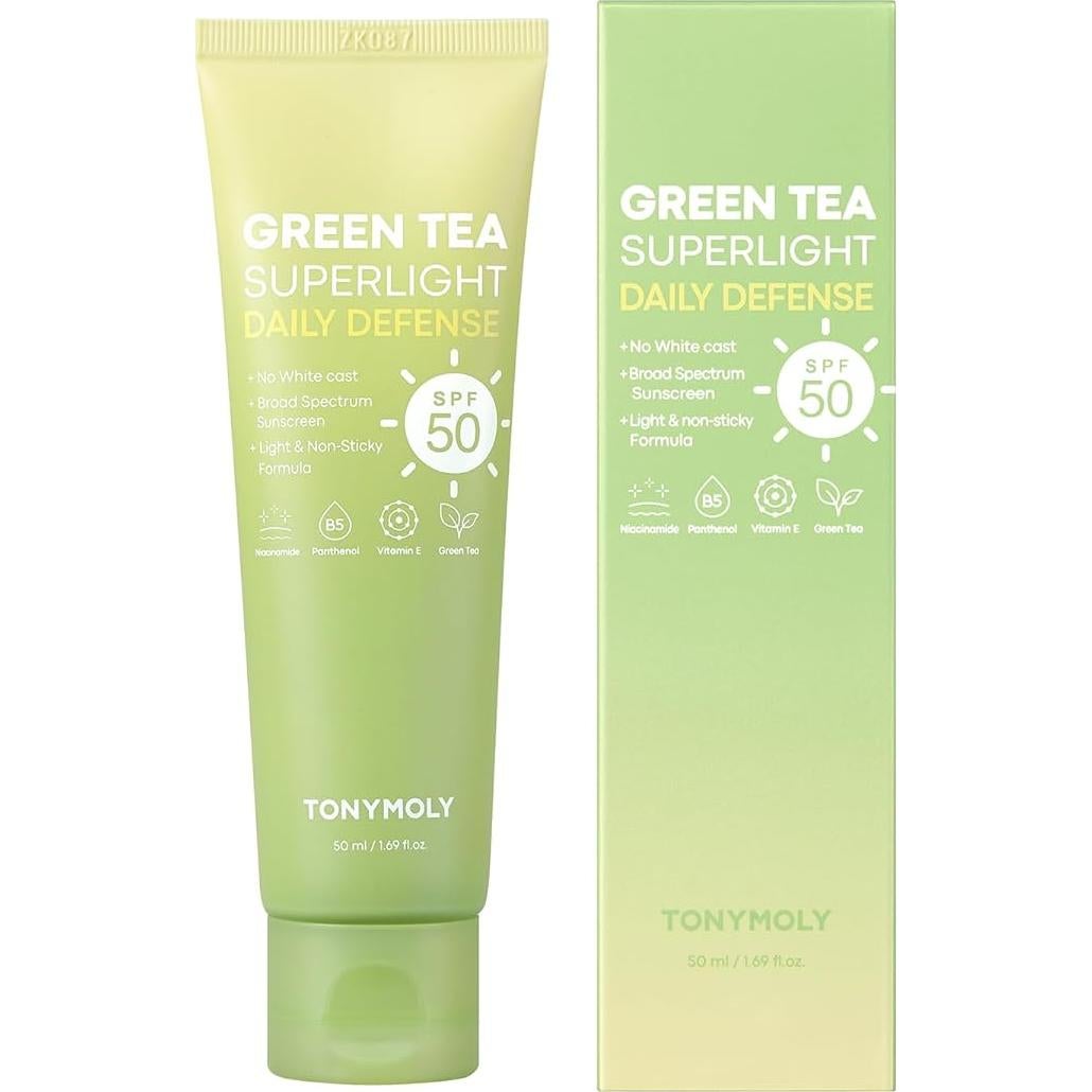 Protector Solar TONYMOLY Té Verde SPF 50 50ml - No Graso