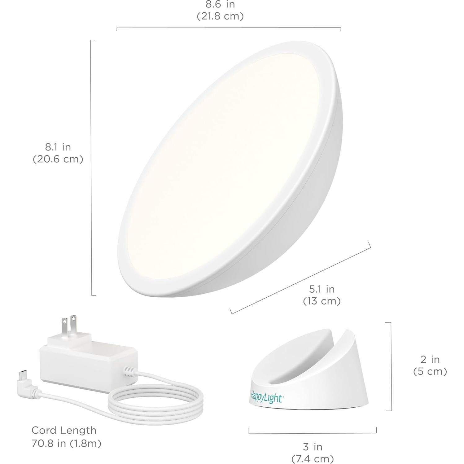 Lámpara de Terapia de Luz Verilux HappyLight Halo 10000 LUX