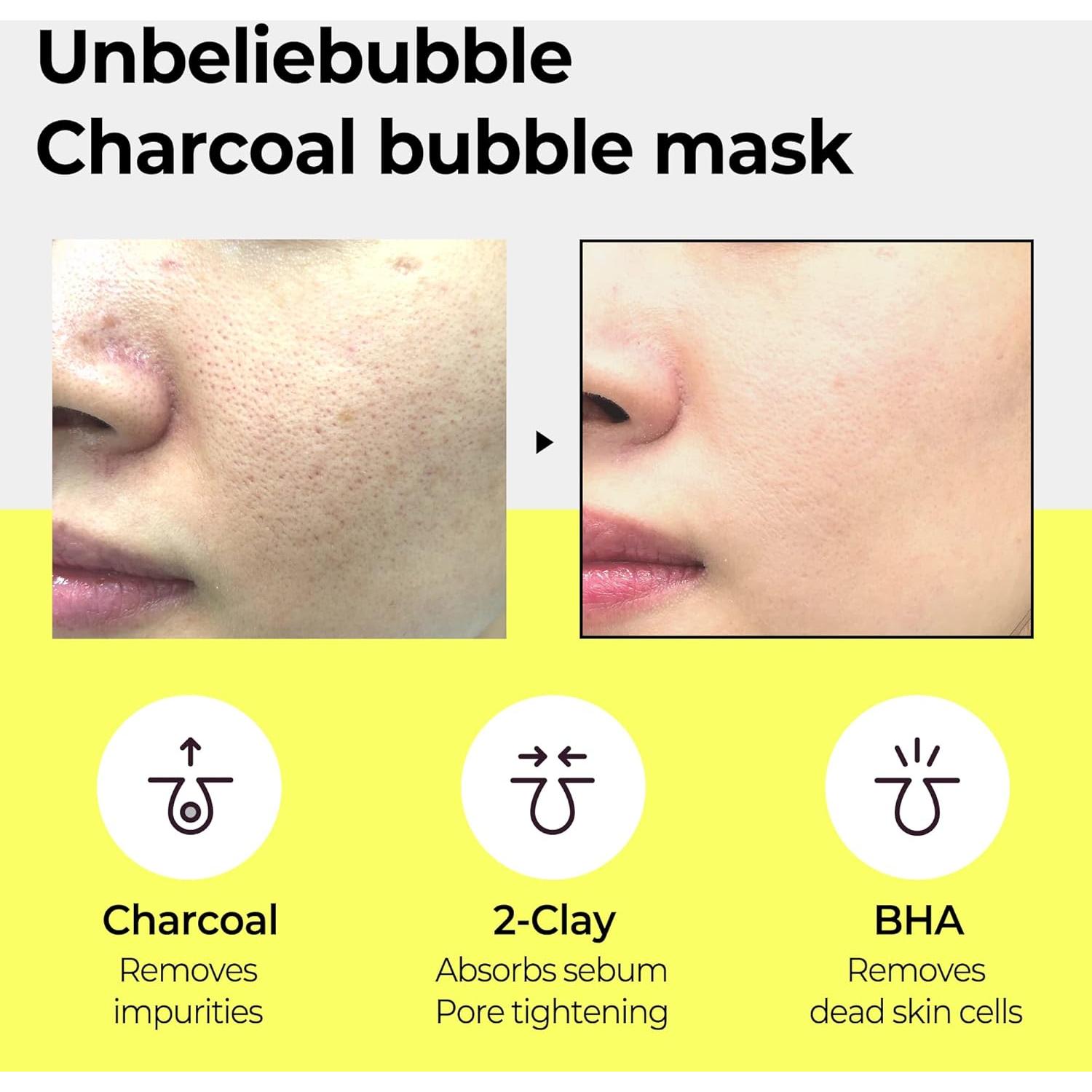 Mascarilla Burbuja de Arcilla BHA Carbón SOME BY MI 120g