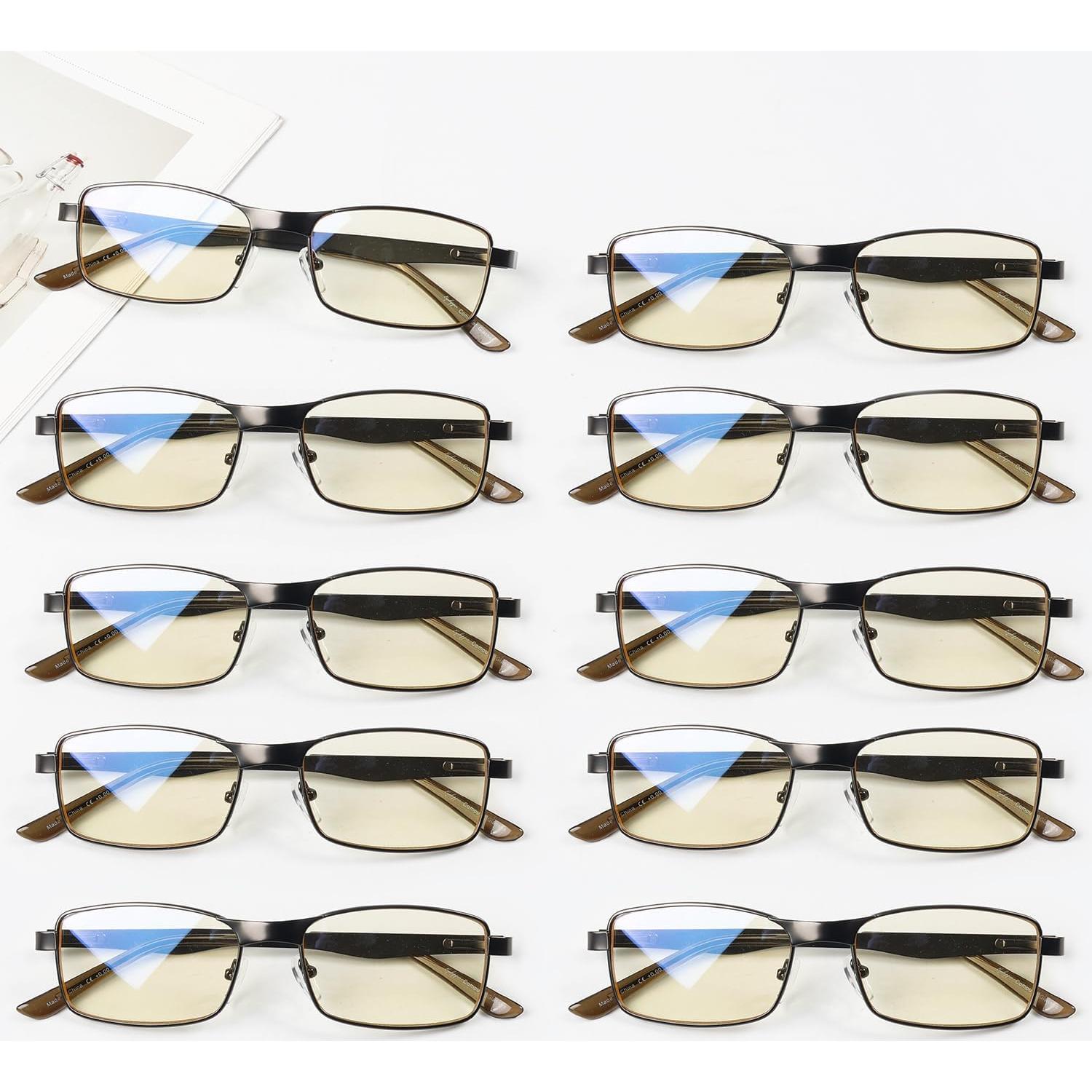 Gafas de Lectura Eyekepper 10 Paquete Bloqueadoras Luz Azul