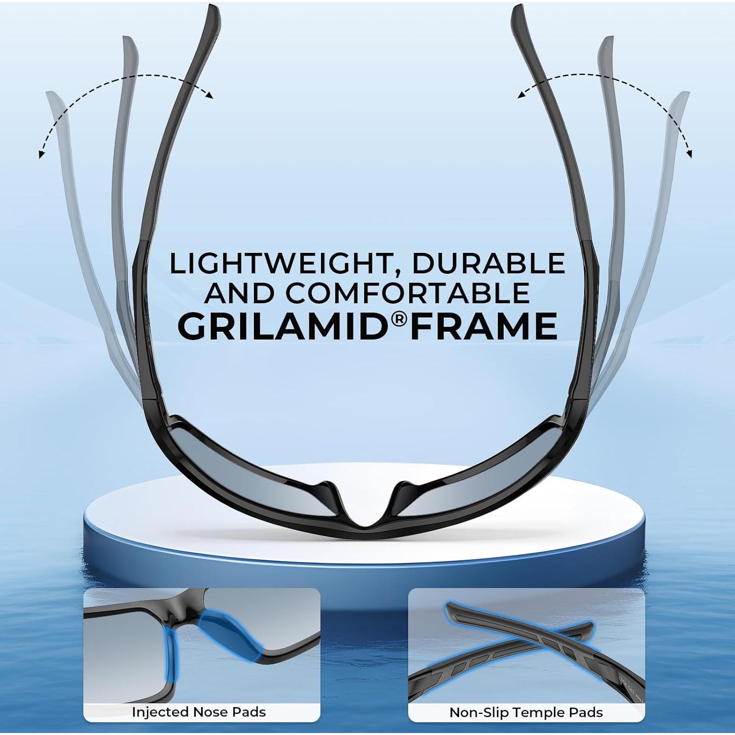 Gafas de Sol Polarizadas KastKing Chippewa UV400 Marco Envolvente