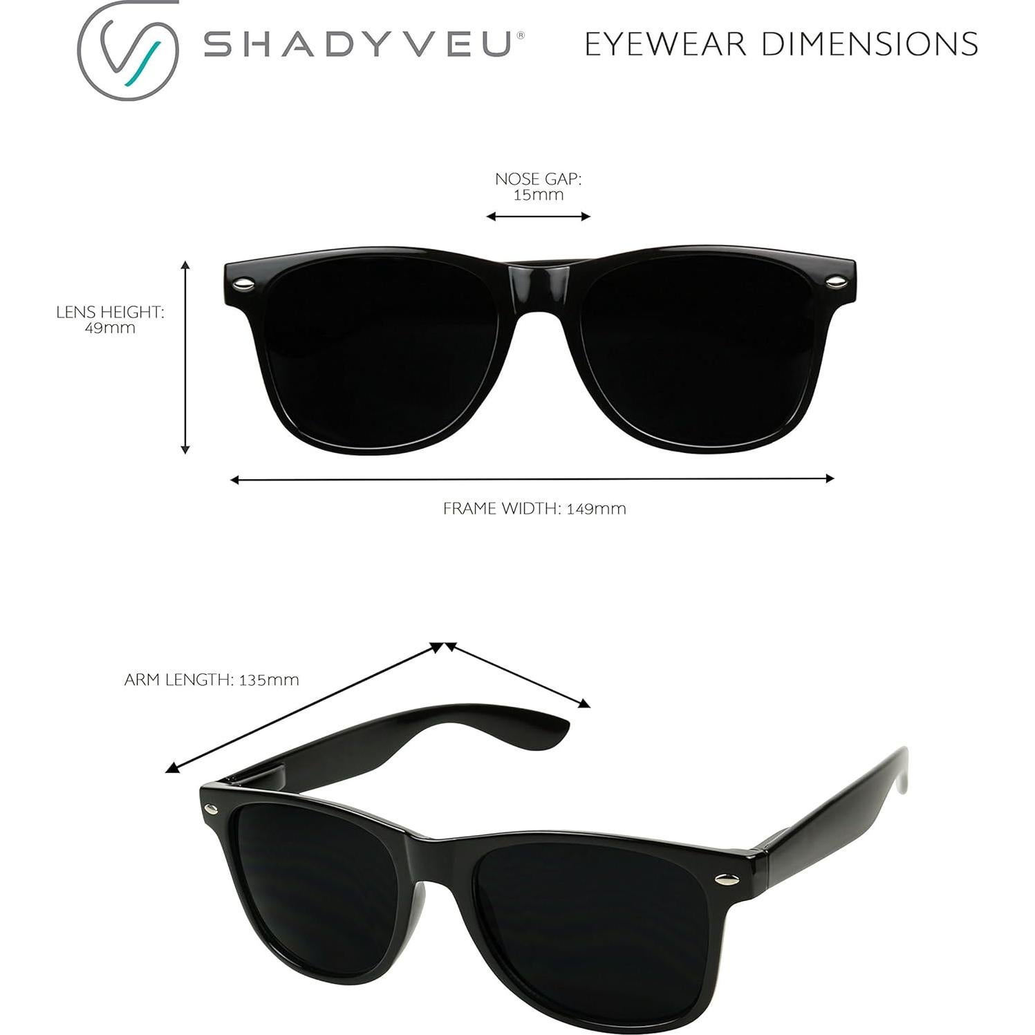 Gafas de sol ShadyVEU categoría 4 UV400 para ojos sensibles