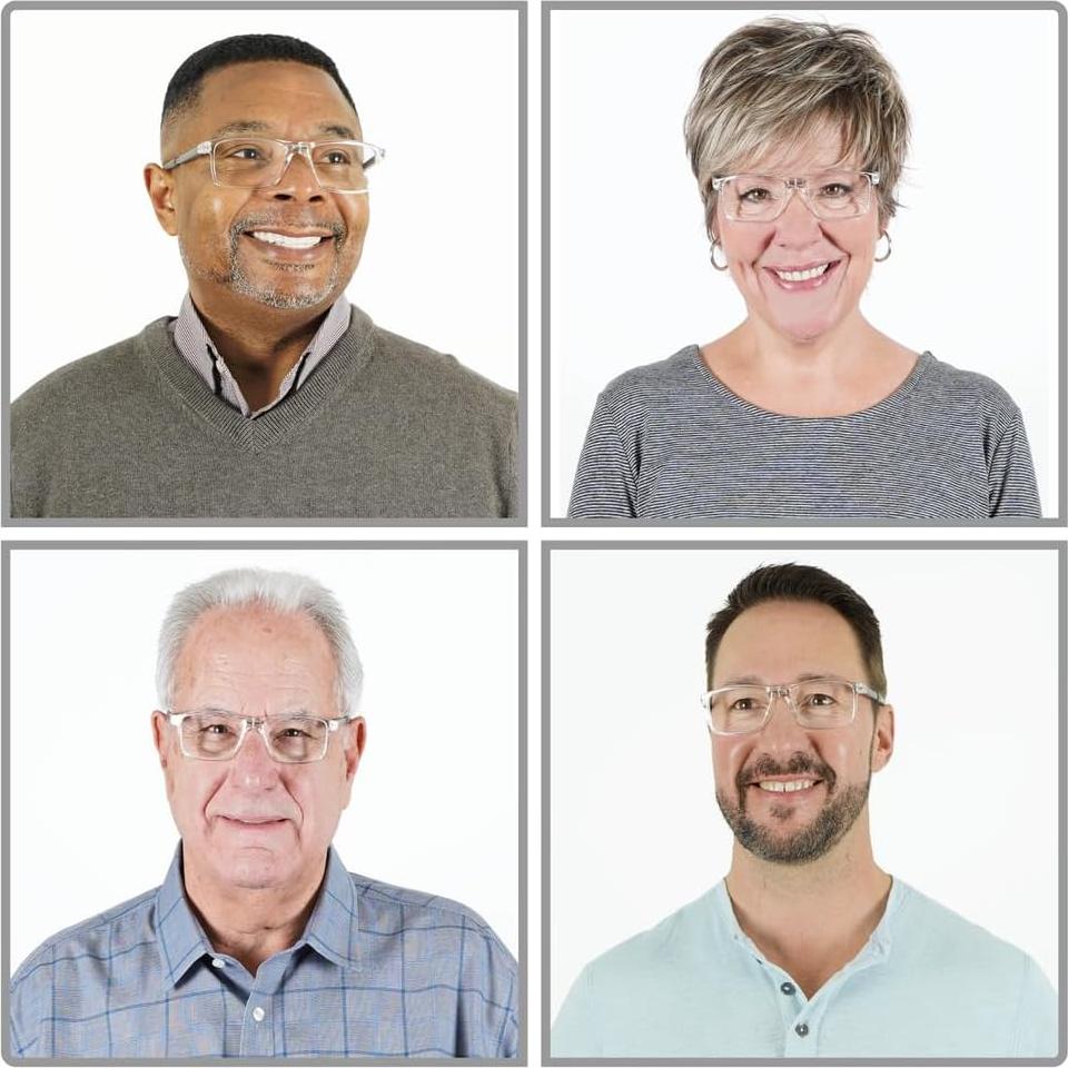 Gafas de Lectura Magnéticas CliC Ajustables S-XL Transparente 1.0x