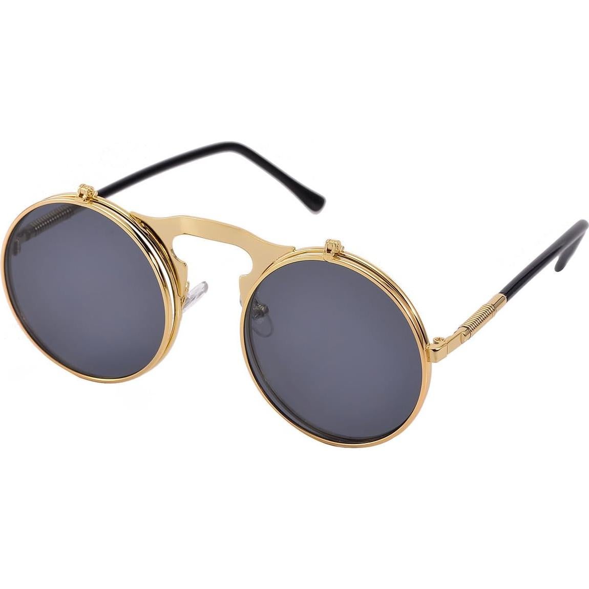 Gafas de sol redondas vintage COASION UV400 para hombres y mujeres