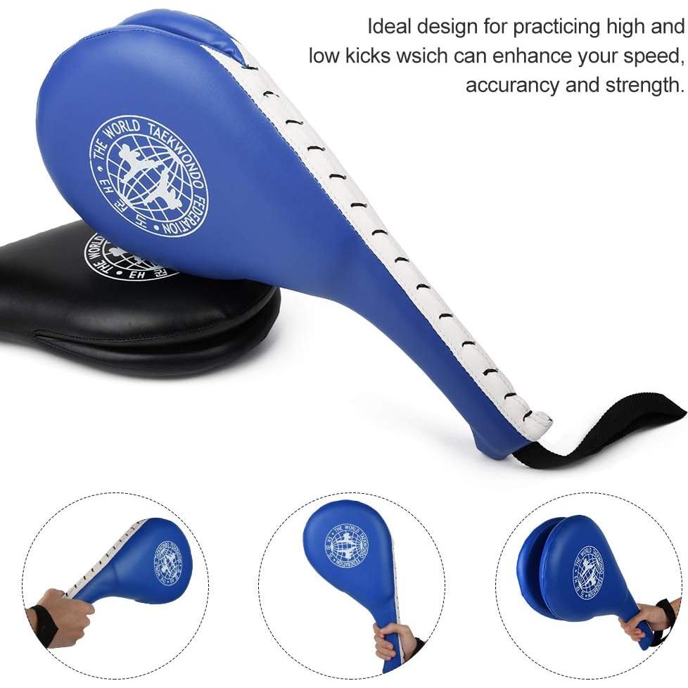 Almohadillas de Patada Taekwondo ORANGEHOME 01 Negro Azul