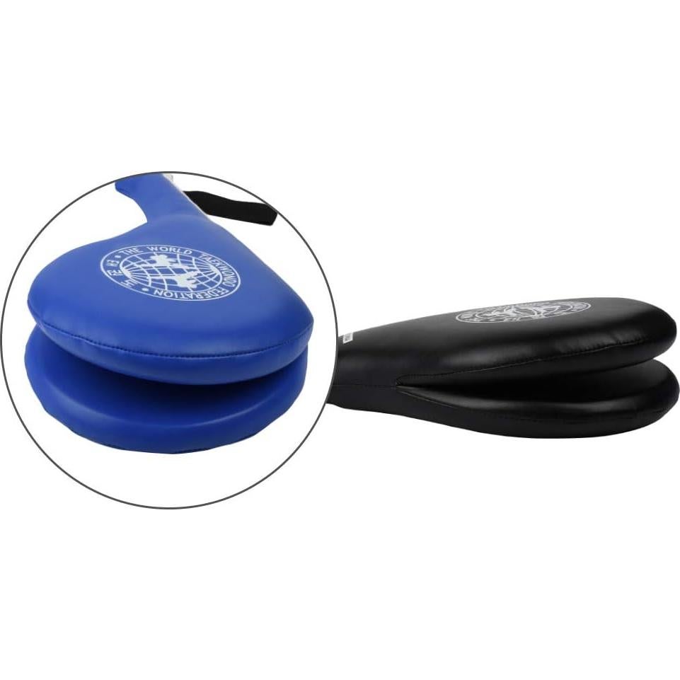 Almohadillas de Patada Taekwondo ORANGEHOME 01 Negro Azul