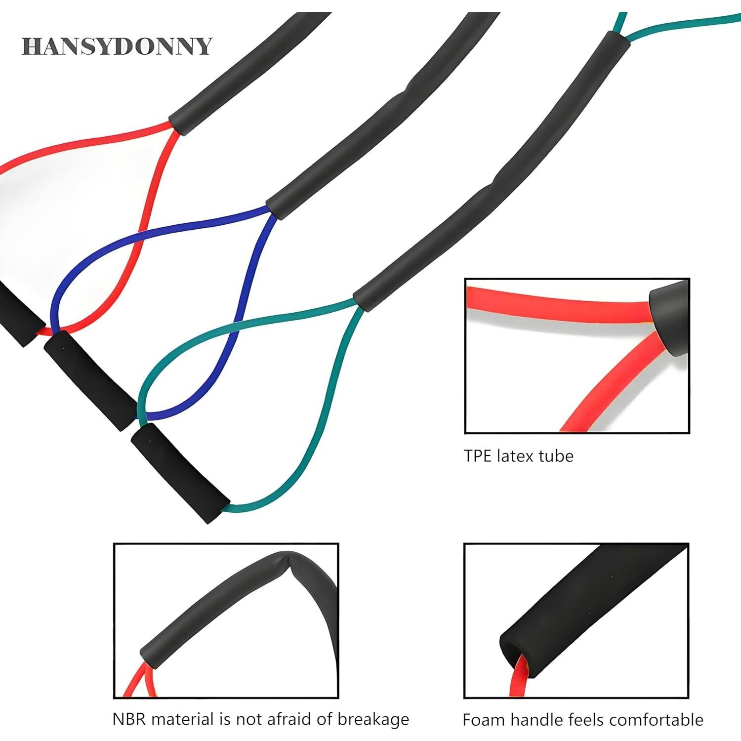Bandas de Resistencia HANSYDONNY para Boxeo - 15.88 kg