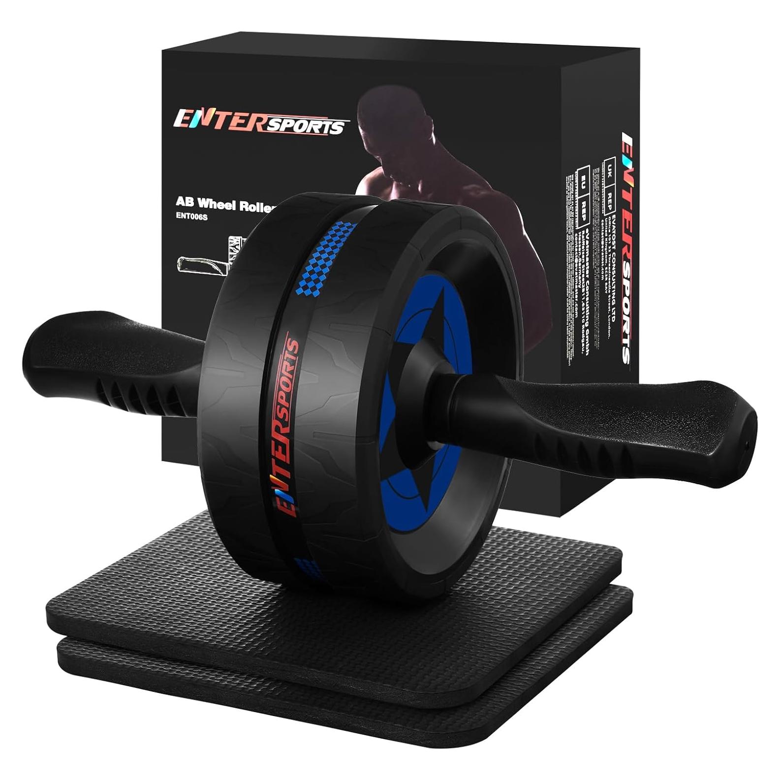 Rueda de Abdominales EnterSports con Almohadillas - Fitness