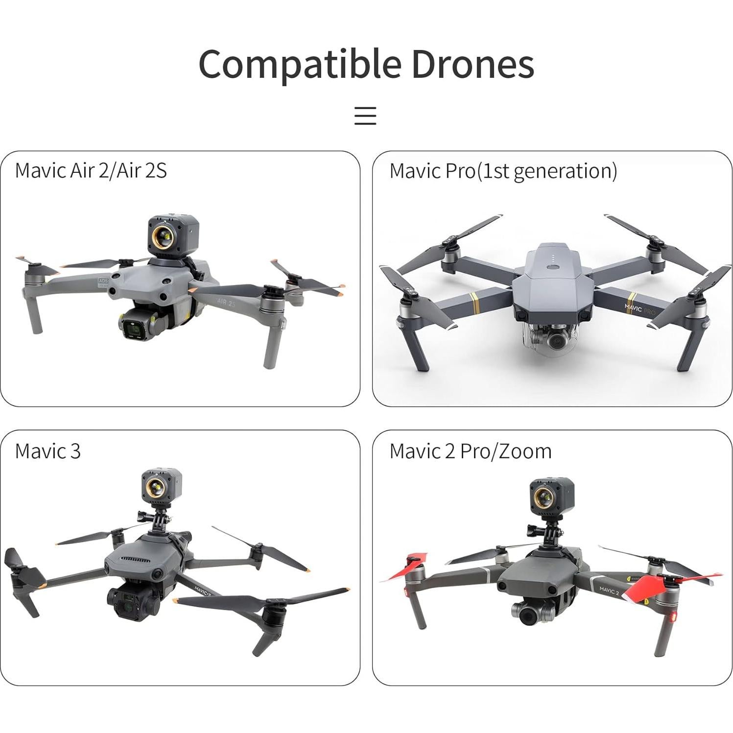 Luces de Vuelo Nocturno Hanatora para DJI Mavic y Air