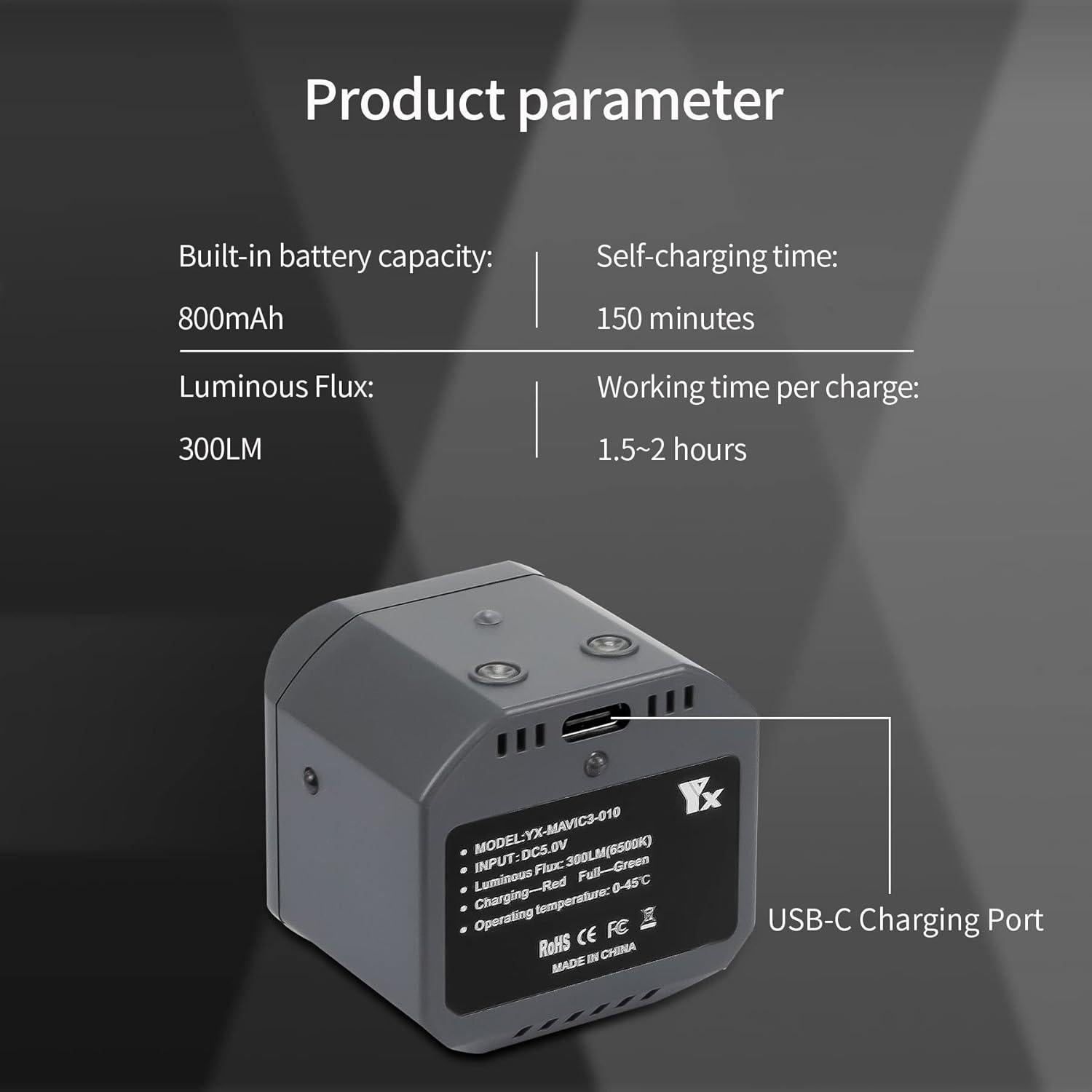 Luces de Vuelo Nocturno Hanatora para DJI Mavic y Air