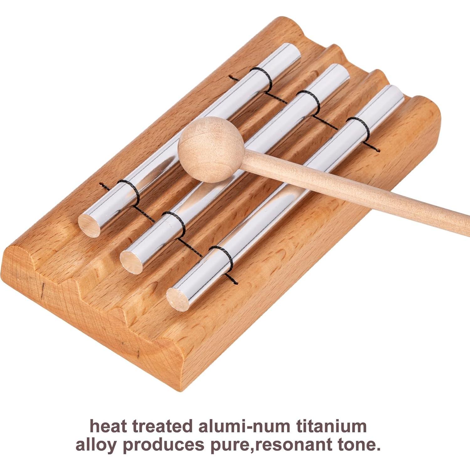 Campana de Tres Tonos Deekec para Meditación y Yoga