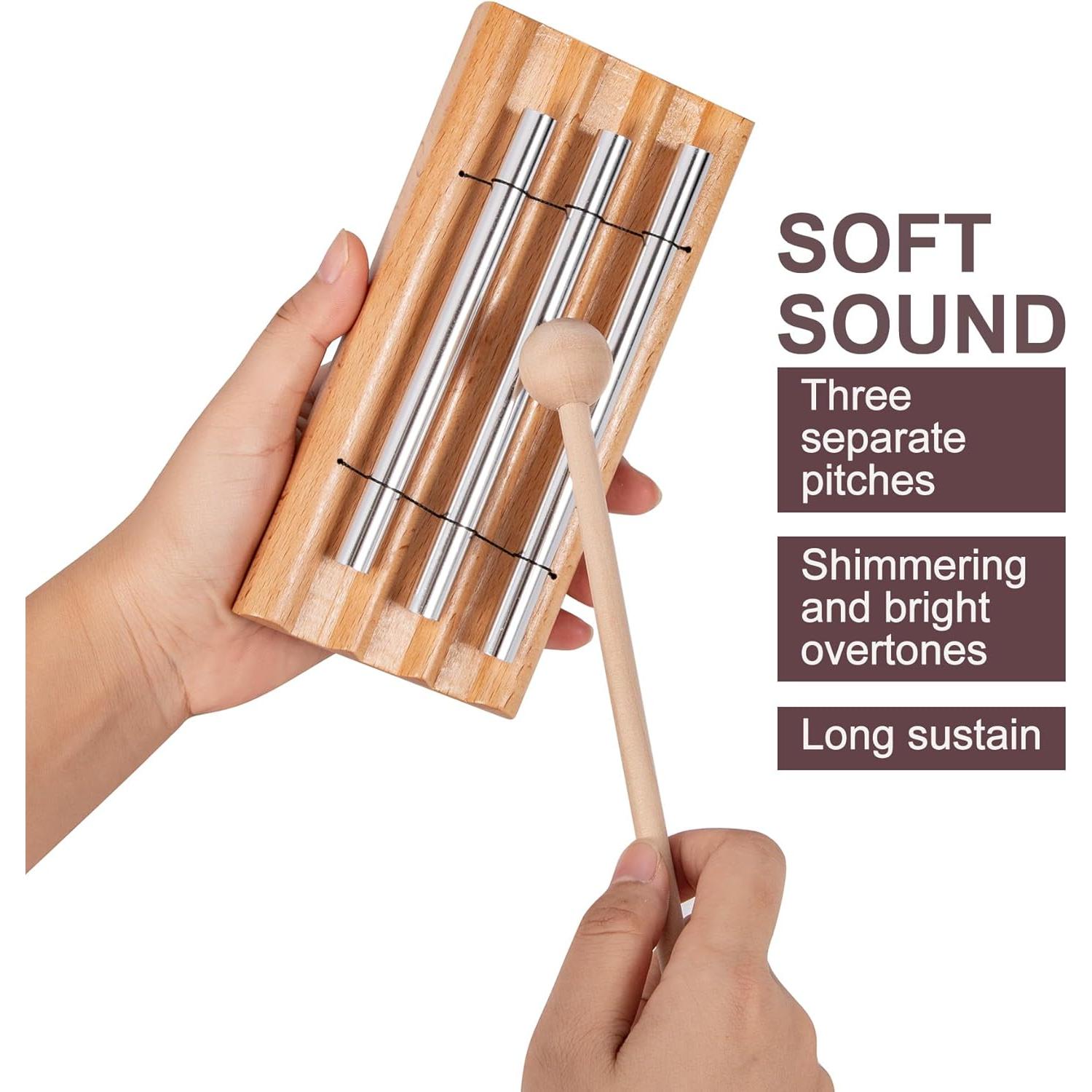 Campana de Tres Tonos Deekec para Meditación y Yoga