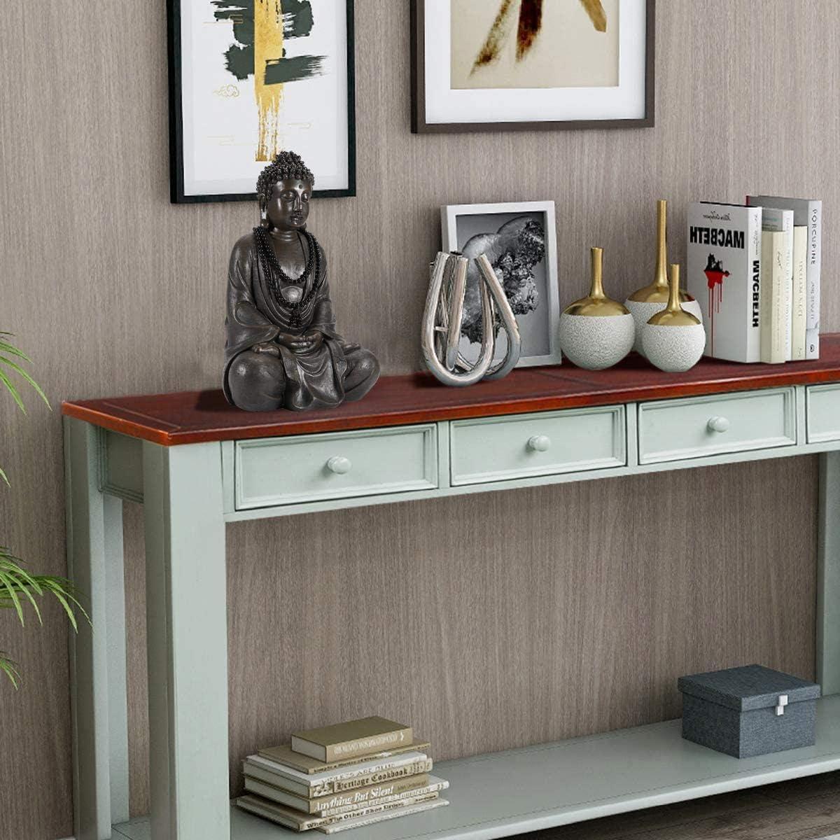 Estatua de Buda Meditador Goodeco 29cm Decoración Zen para Jardín