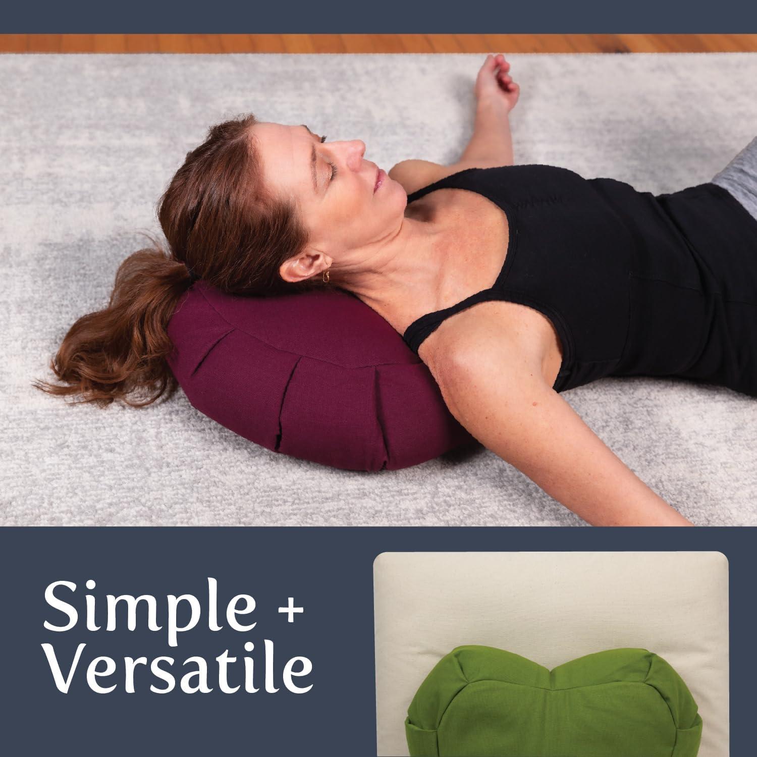 Cojín de Meditación Waterglider Antracita Relleno de Trigo Sarraceno