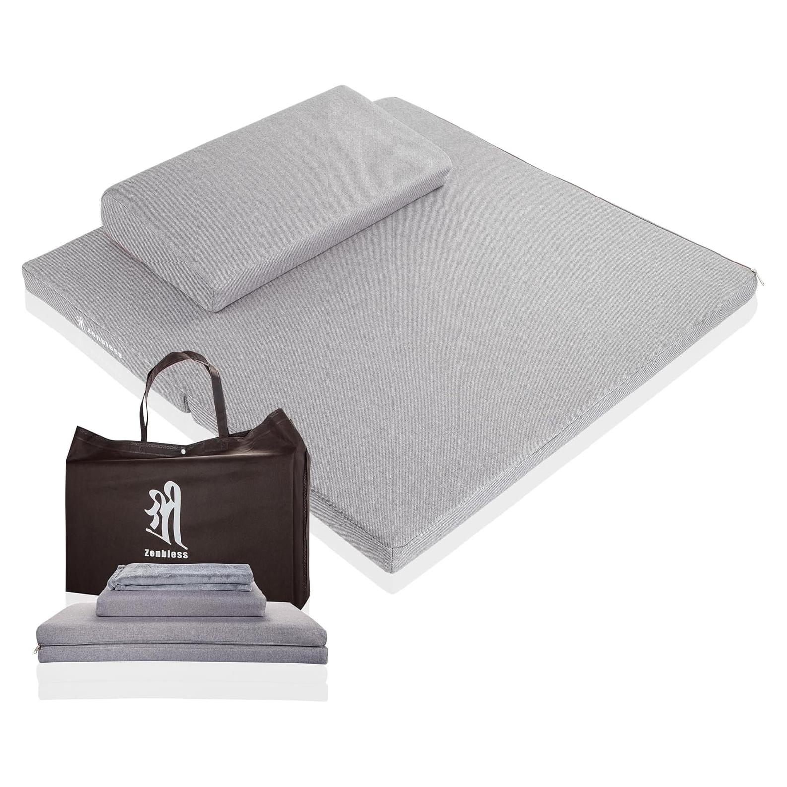 Conjunto de Cojines de Meditación ZenBless 70 cm Almohada y Alfombra