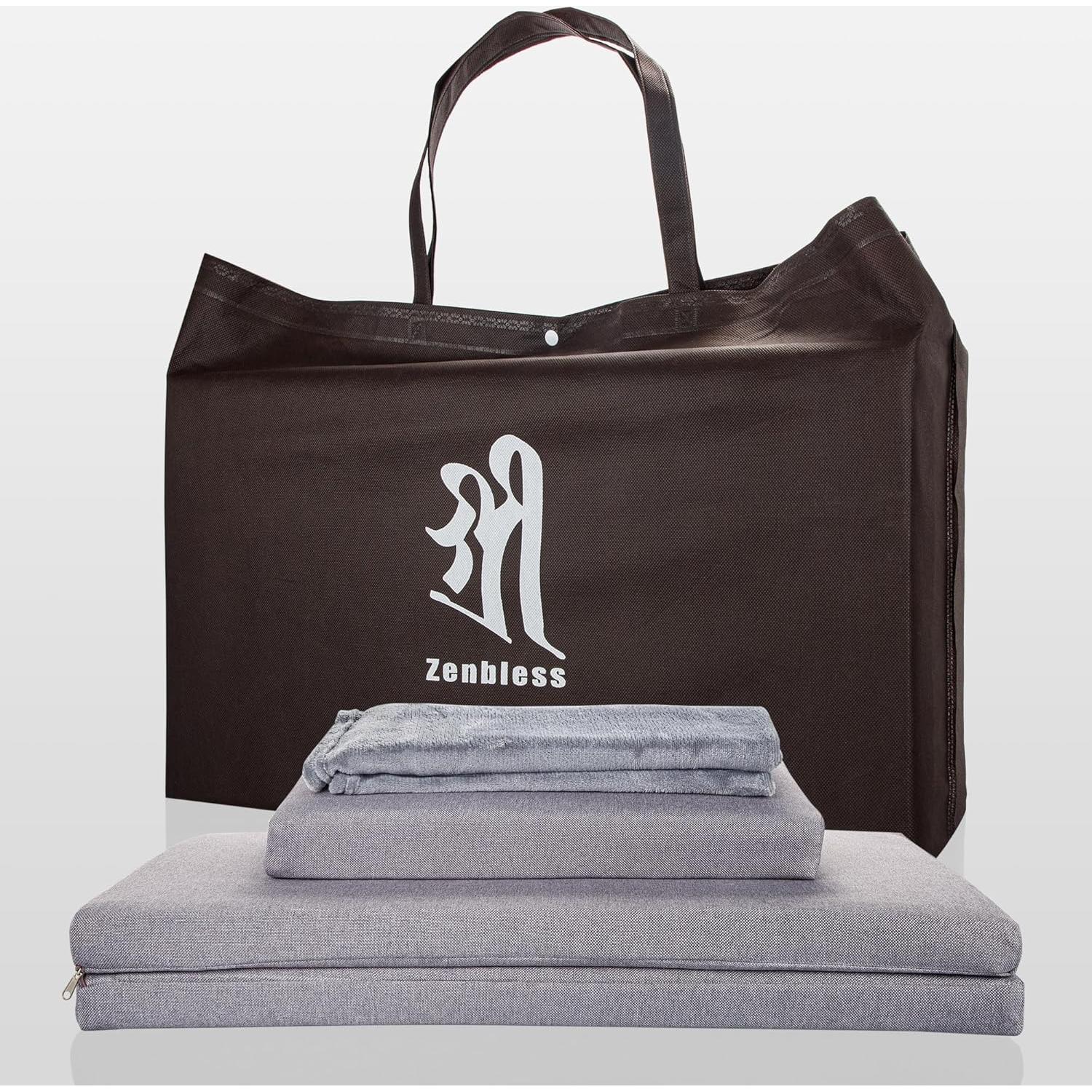 Conjunto de Cojines de Meditación ZenBless 70 cm Almohada y Alfombra