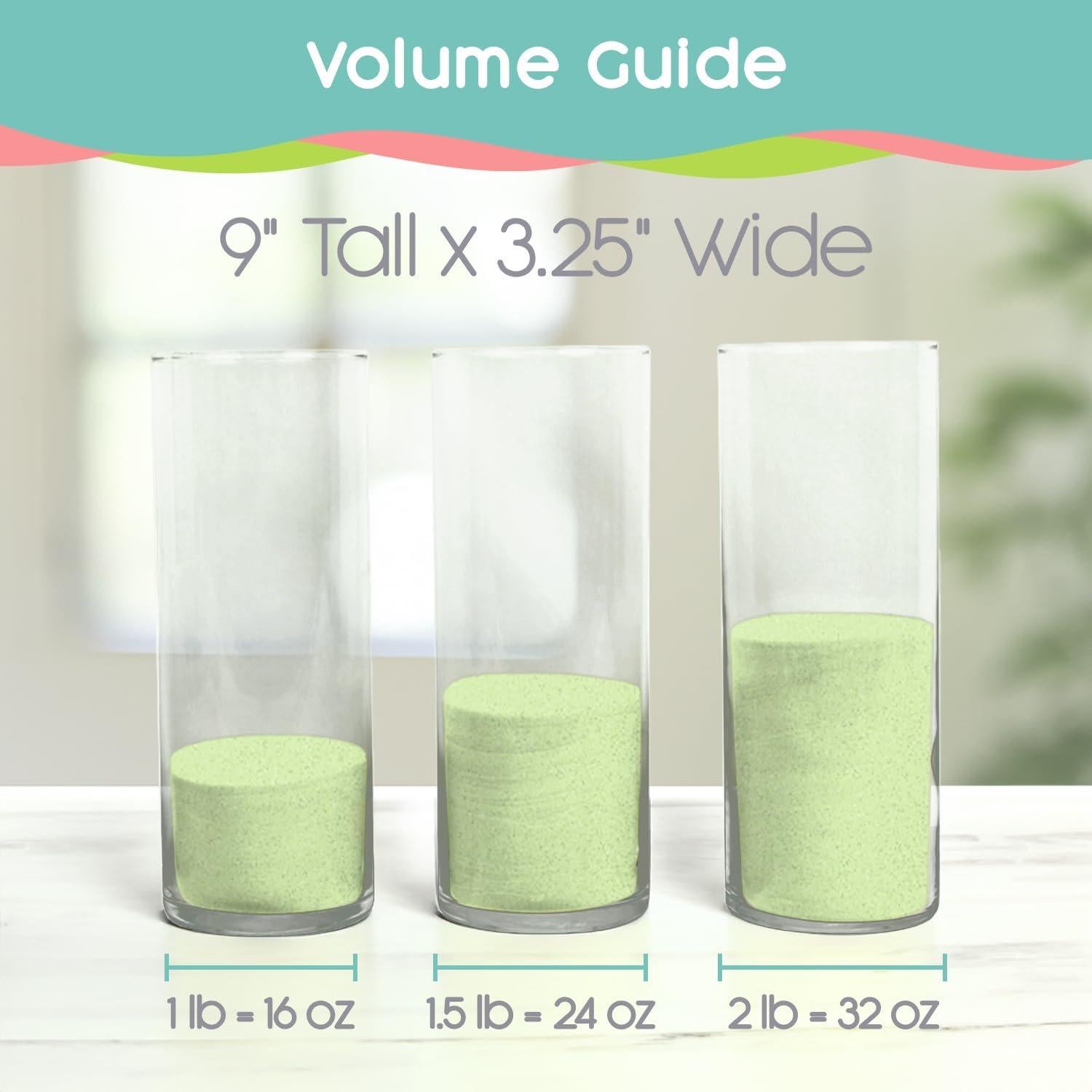 Arena Celadon Sandsational Sparkle 1 LB para Bodas y Manualidades