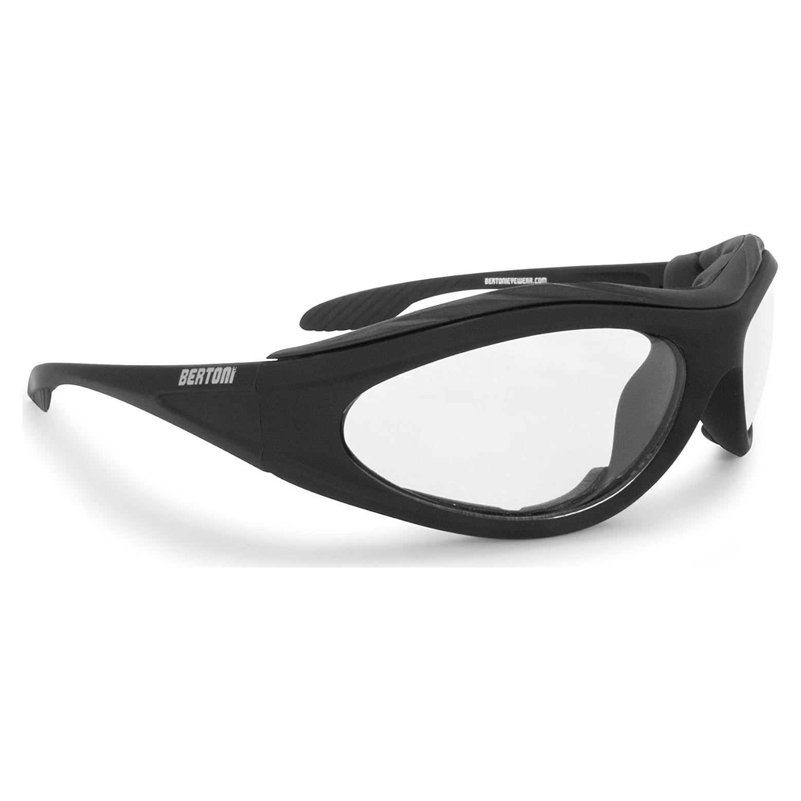 Gafas de Motocicleta Bertoni AF125 Antivaho y UV 100%