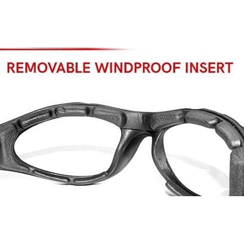 Gafas de Motocicleta Bertoni AF125 Antivaho y UV 100%