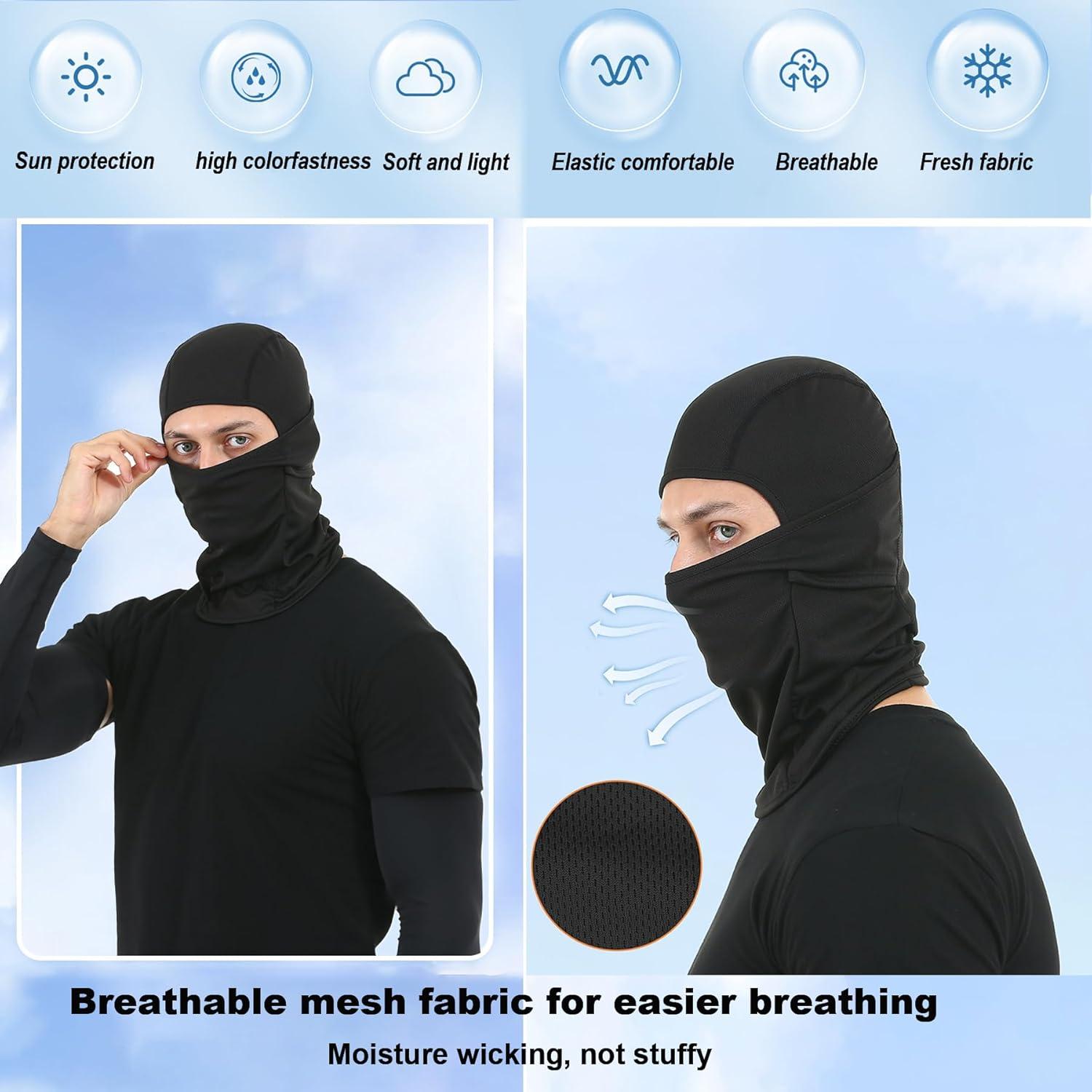 Gafas de Motocross Unisex con Protección UV y Pasamontañas