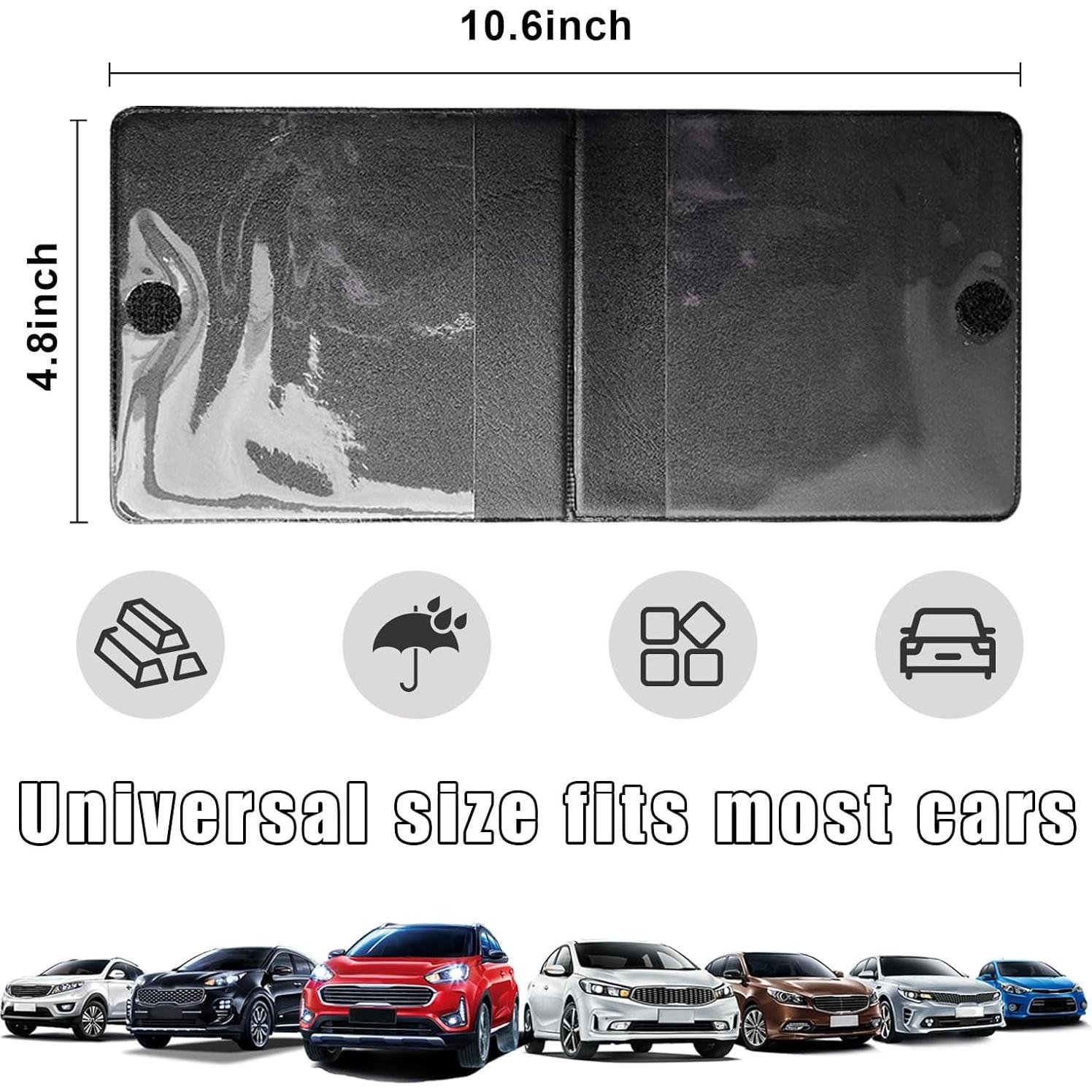 Soporte de Registro y Seguro de Automóvil Suvnie 2 PCS