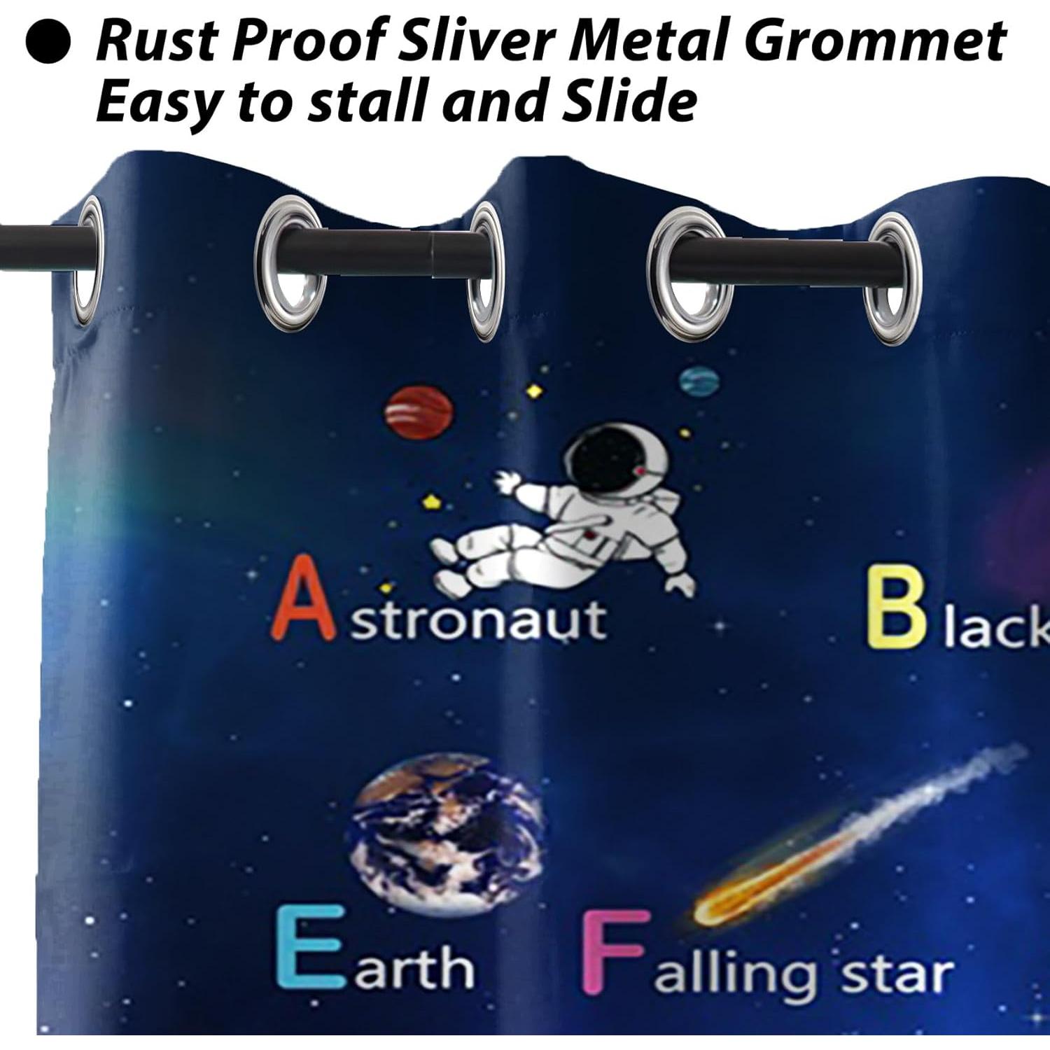 Cortinas Opacas Baocicco 2 Paneles Galaxia 135x160 cm