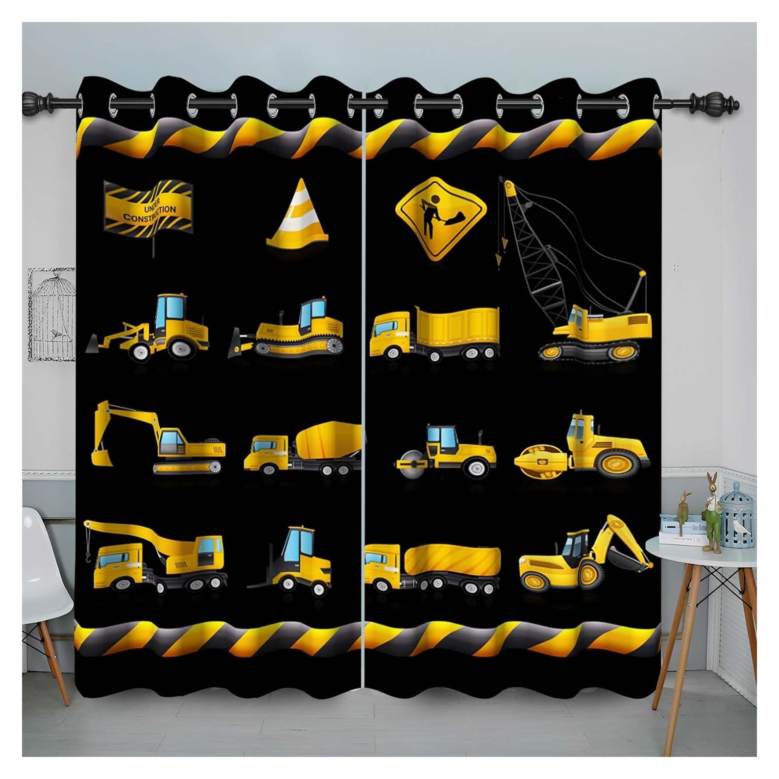 Cortinas Oscurecedoras Baocicco 2 Paneles 53x160 cm Vehículos