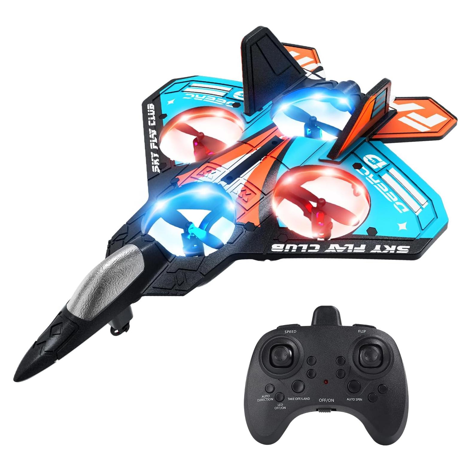 Dron de Espuma RC HOLYFUN para Niños - Vuelo 360° y 18 Min