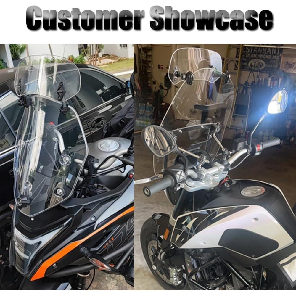 Extensión de Parabrisas Kucehiup Clip-on Ajustable 28.4 cm