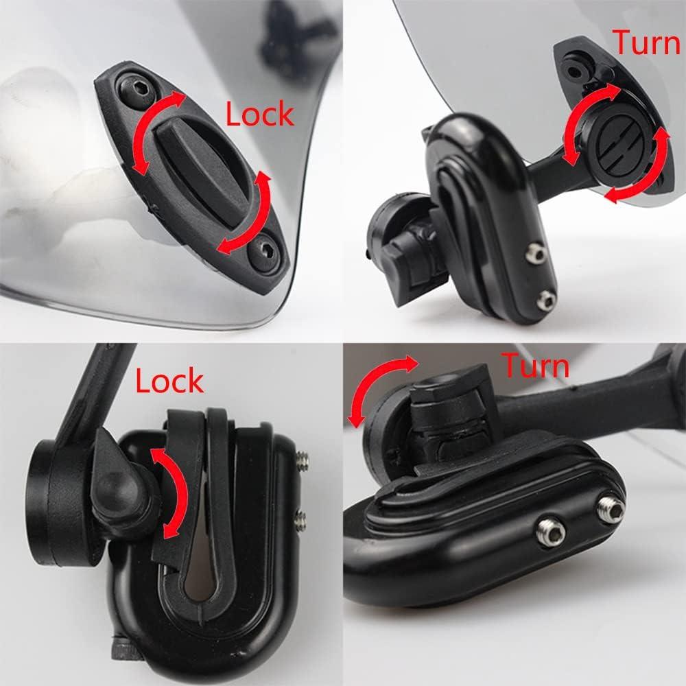 Extensión de Parabrisas Kucehiup Clip-on Ajustable 28.4 cm