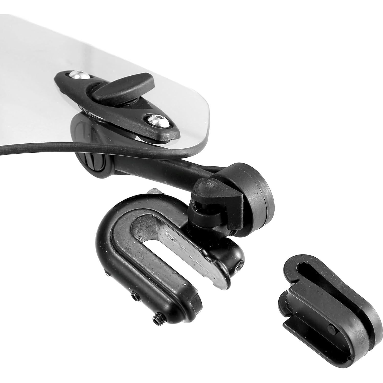 Parabrisas de Motocicleta Motoforti 37x15cm Ajustable Claro