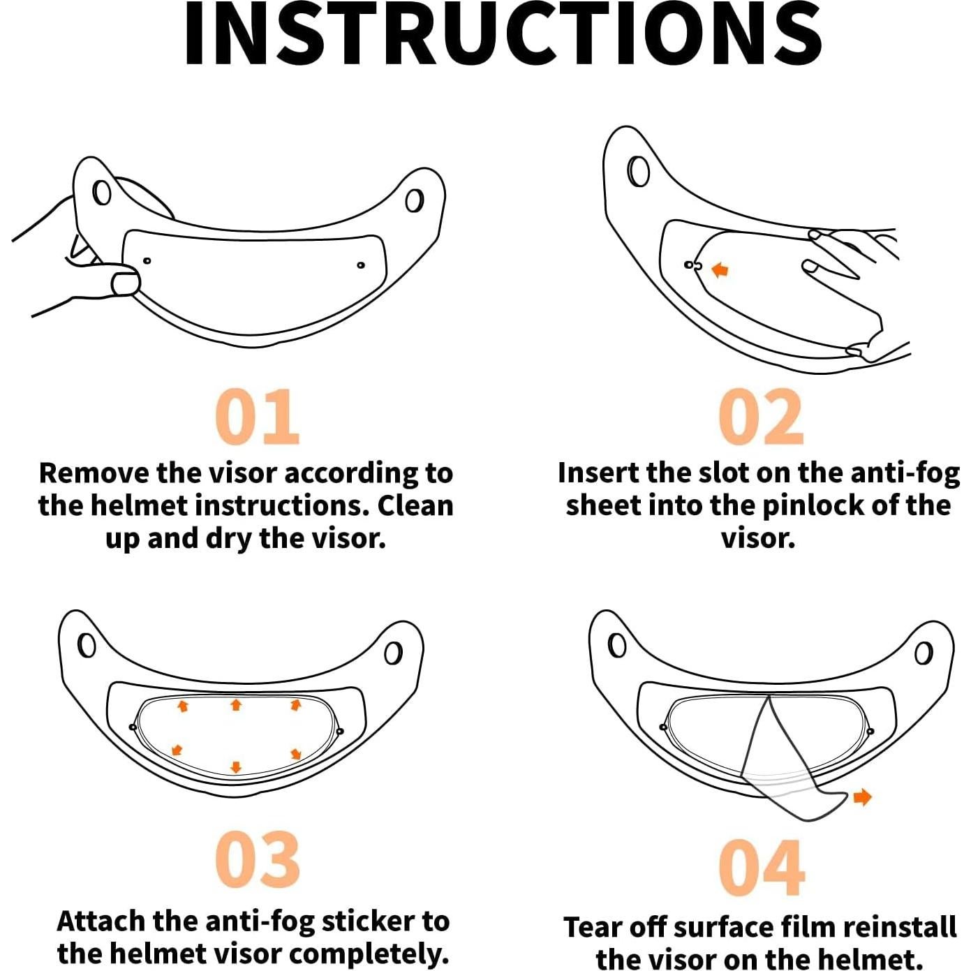 Película Antivaho para Casco SEDICI Strada II y III - VCOROS FF397