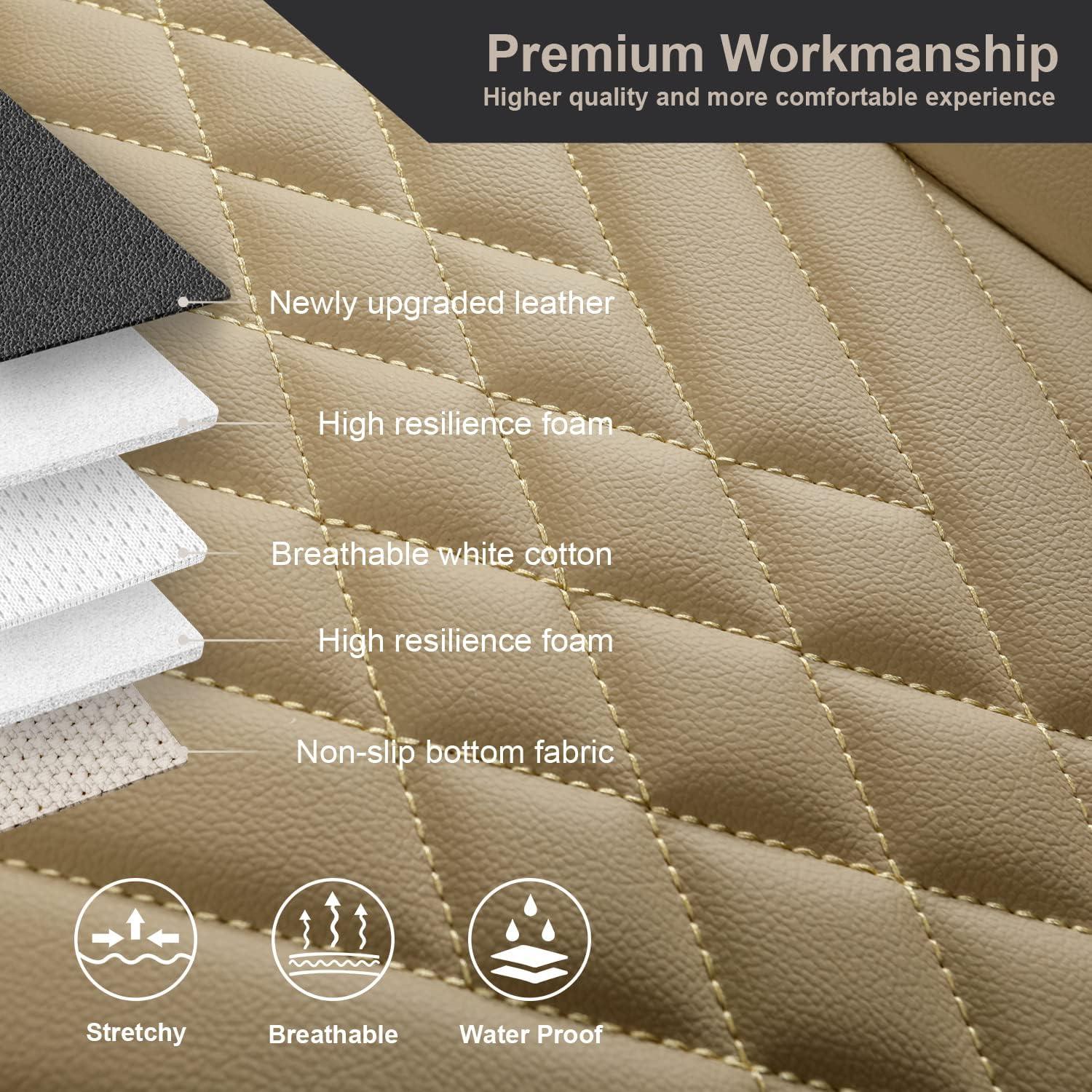 Funda de Asiento Delantera Panda Gigante Beige Universal