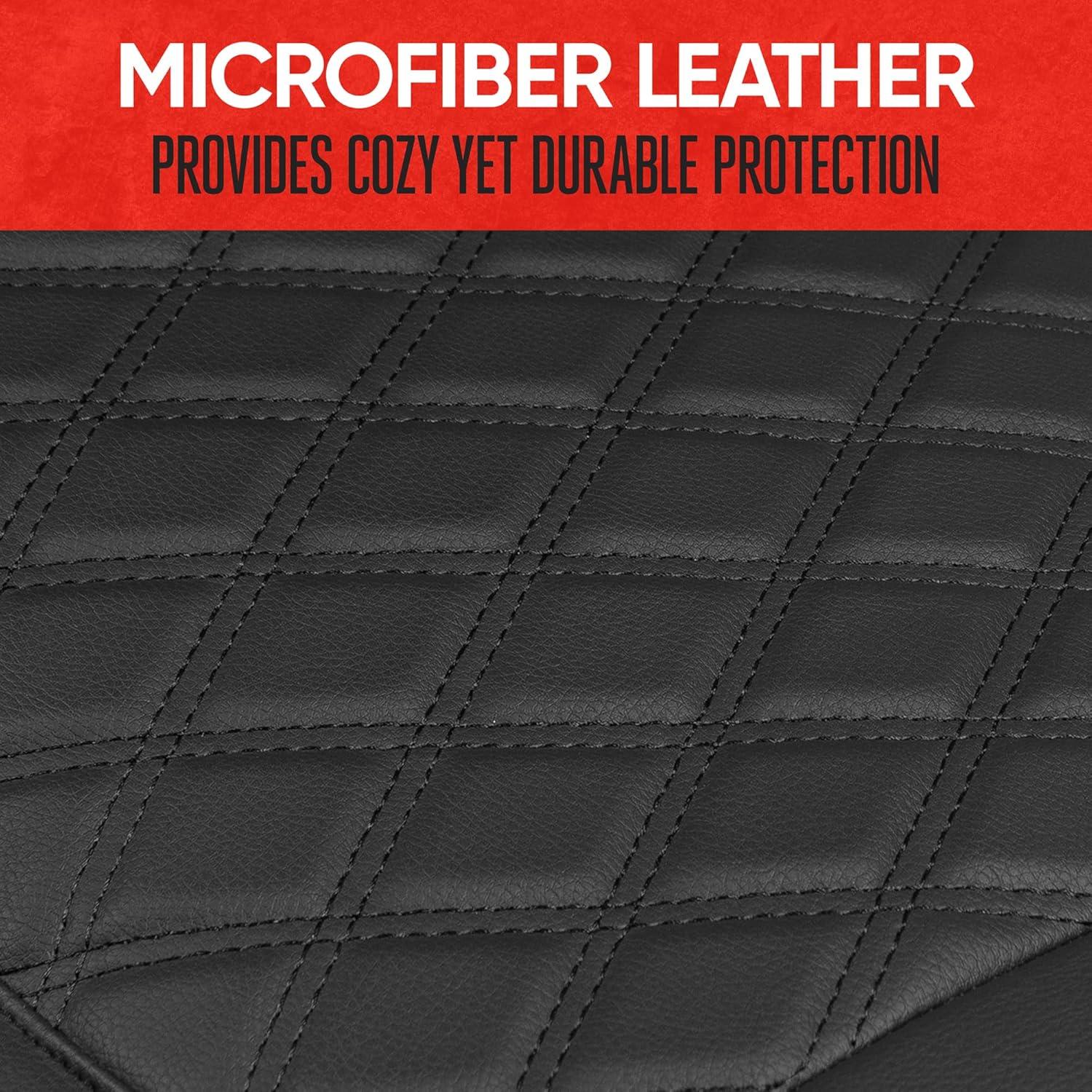 Cojín de Asiento Trasero Motor Trend Beige Acolchado Impermeable