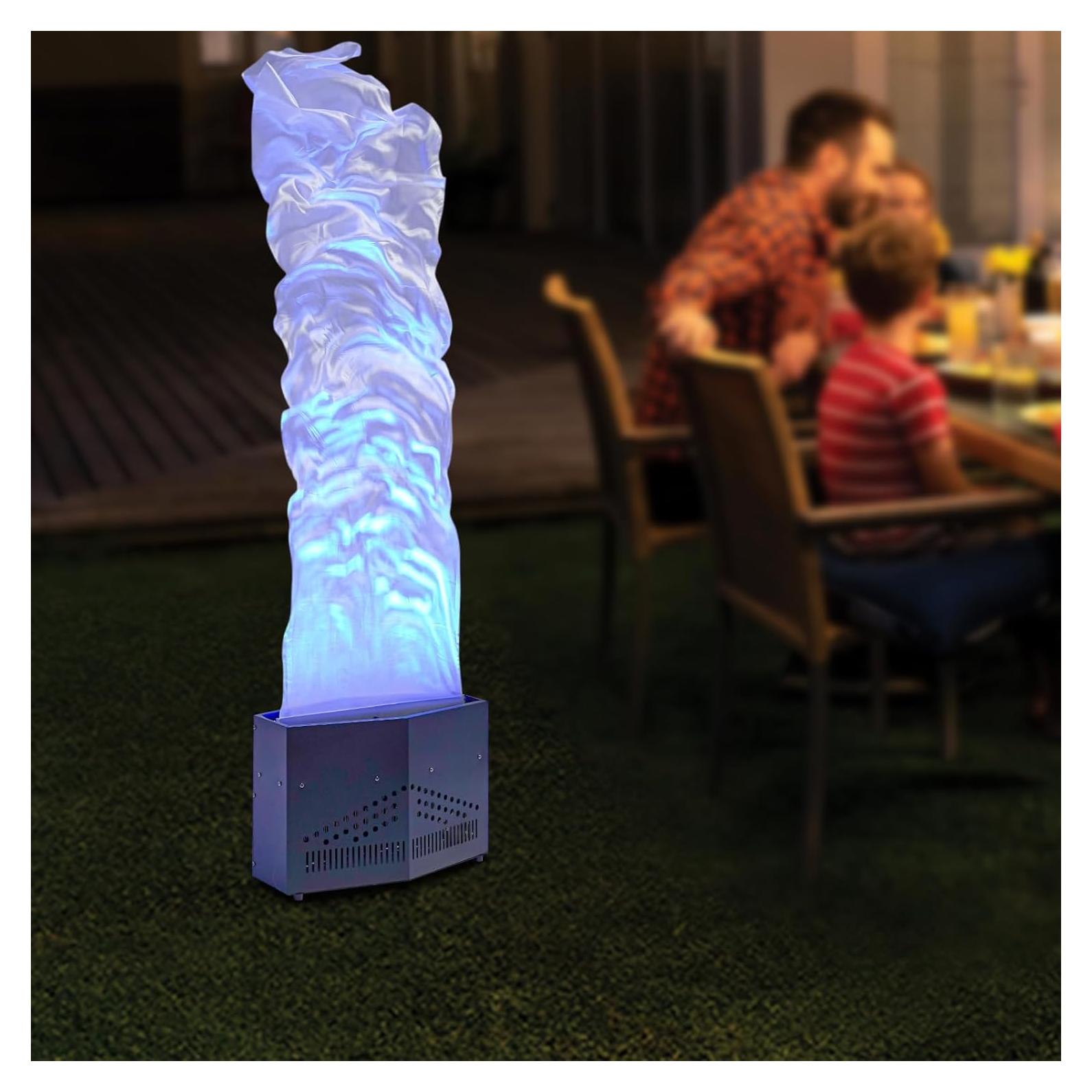 Lámpara de Fuego Falso Choayun 1.5m 24 LED Azul