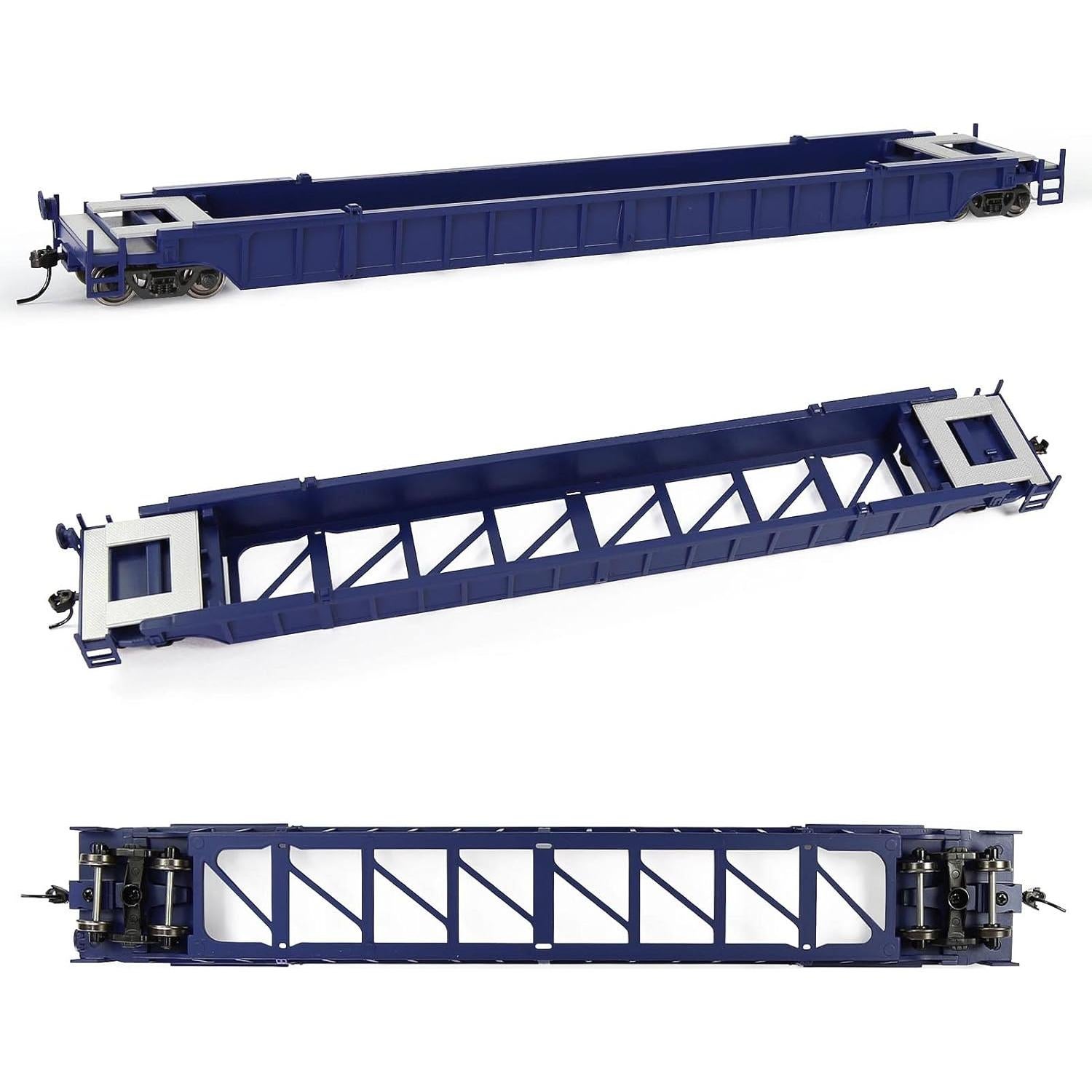 Carro Plano de Bienes Evemodel HO 1:87 Azul 53ft