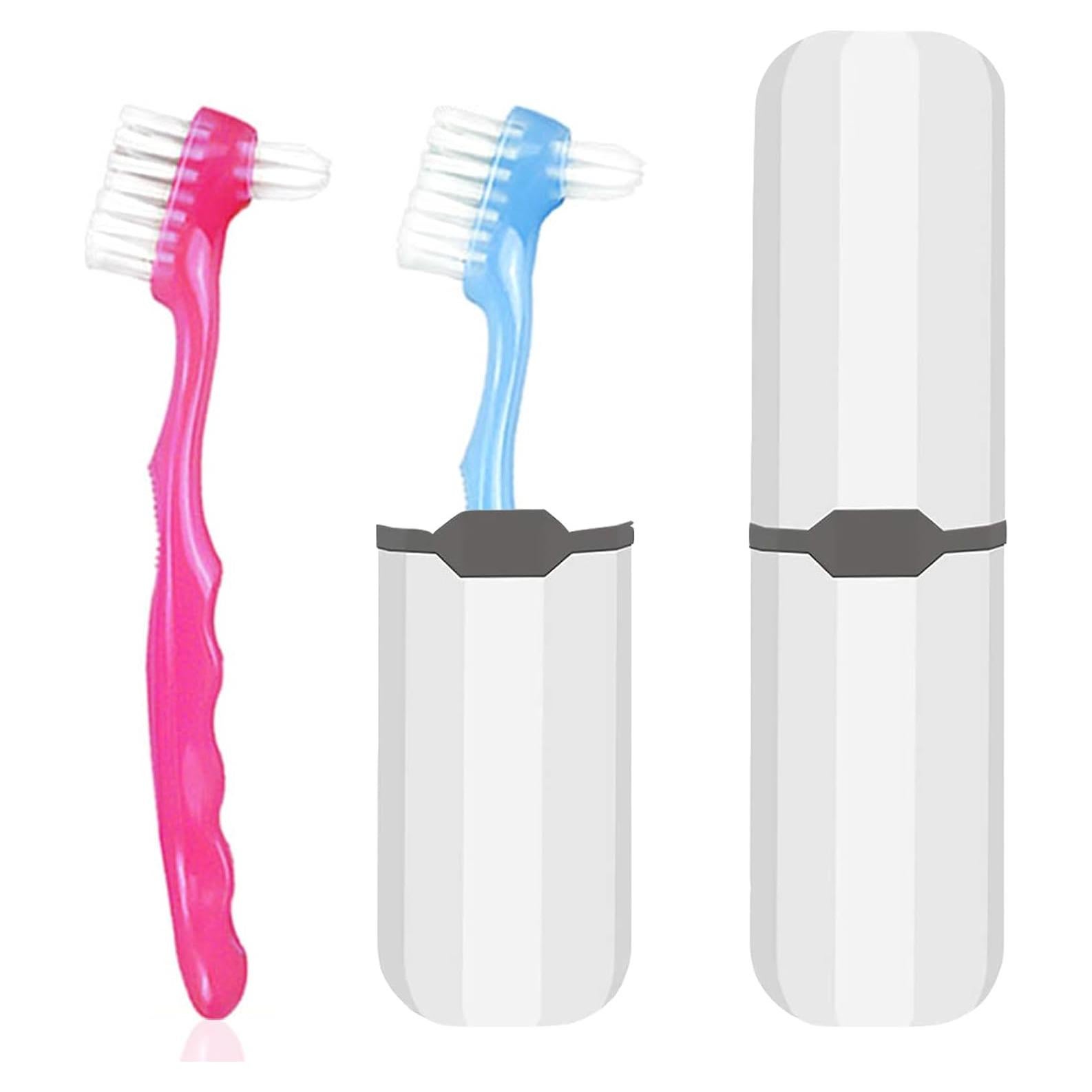 Juego de Cepillos de Limpieza de Dentaduras Ceonam 2 Piezas