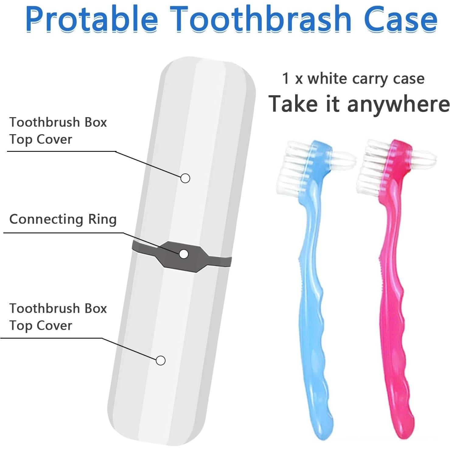 Juego de Cepillos de Limpieza de Dentaduras Ceonam 2 Piezas