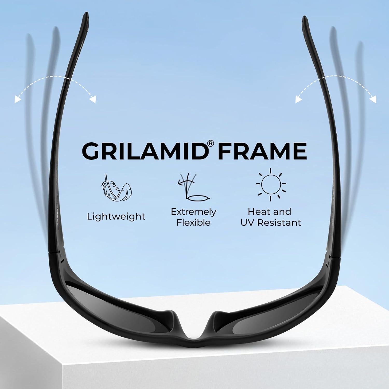 Gafas de sol deportivas polarizadas KastKing Raccoon unisex