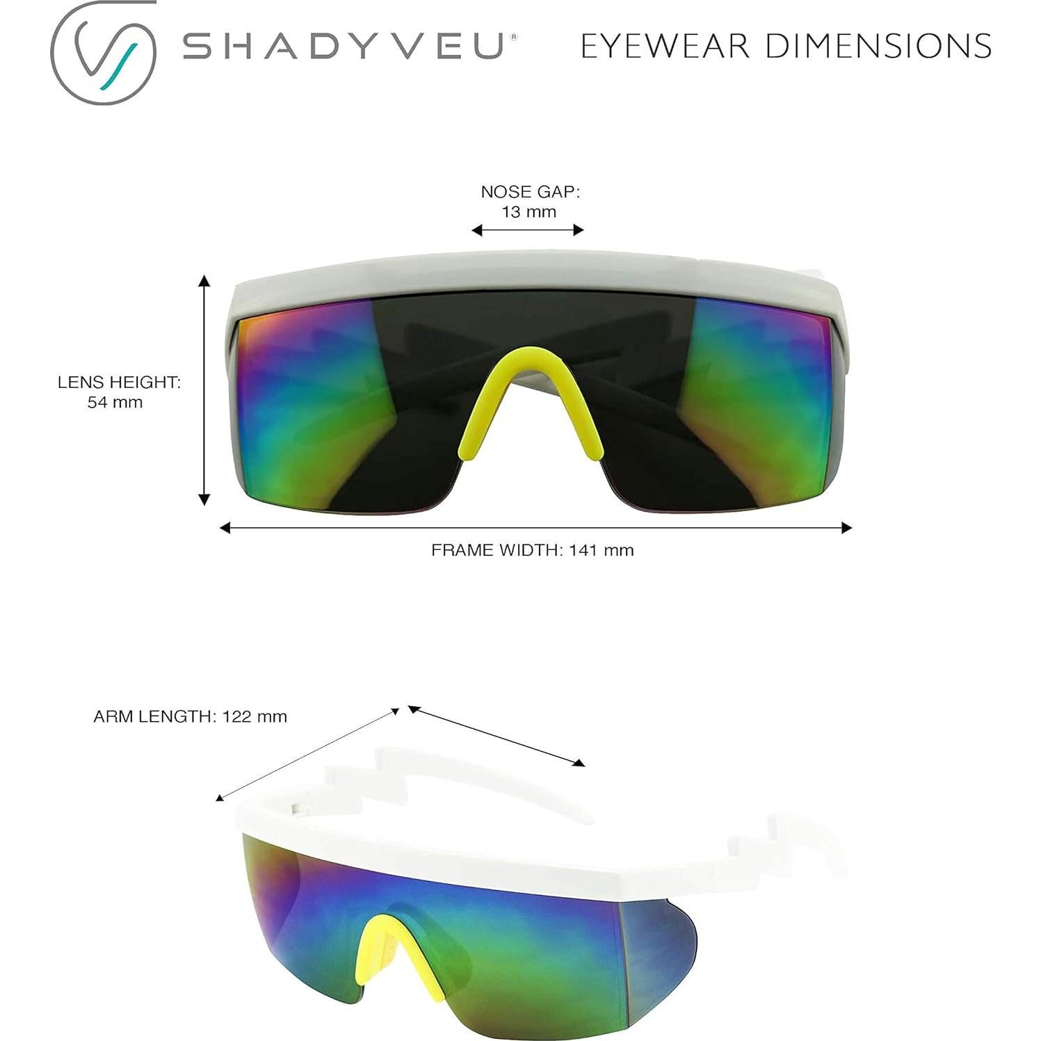 Gafas de sol deportivas ShadyVEU semi sin montura UV400
