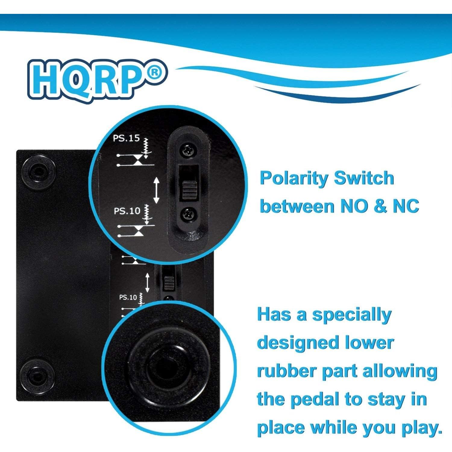 Pedal de Sostenido HQRP para Alesis SR-16 SR-18 y Roland CR-1000