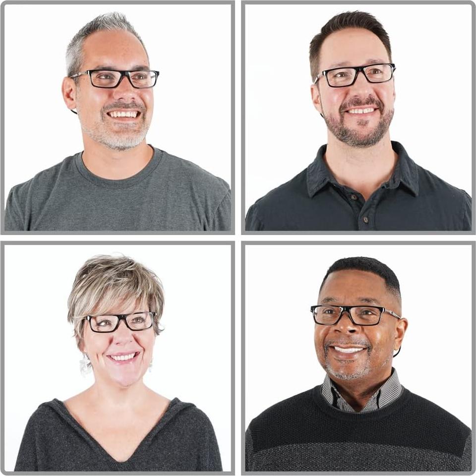 Gafas de lectura magnéticas CliC Ejecutivo XL 1.25x Negro