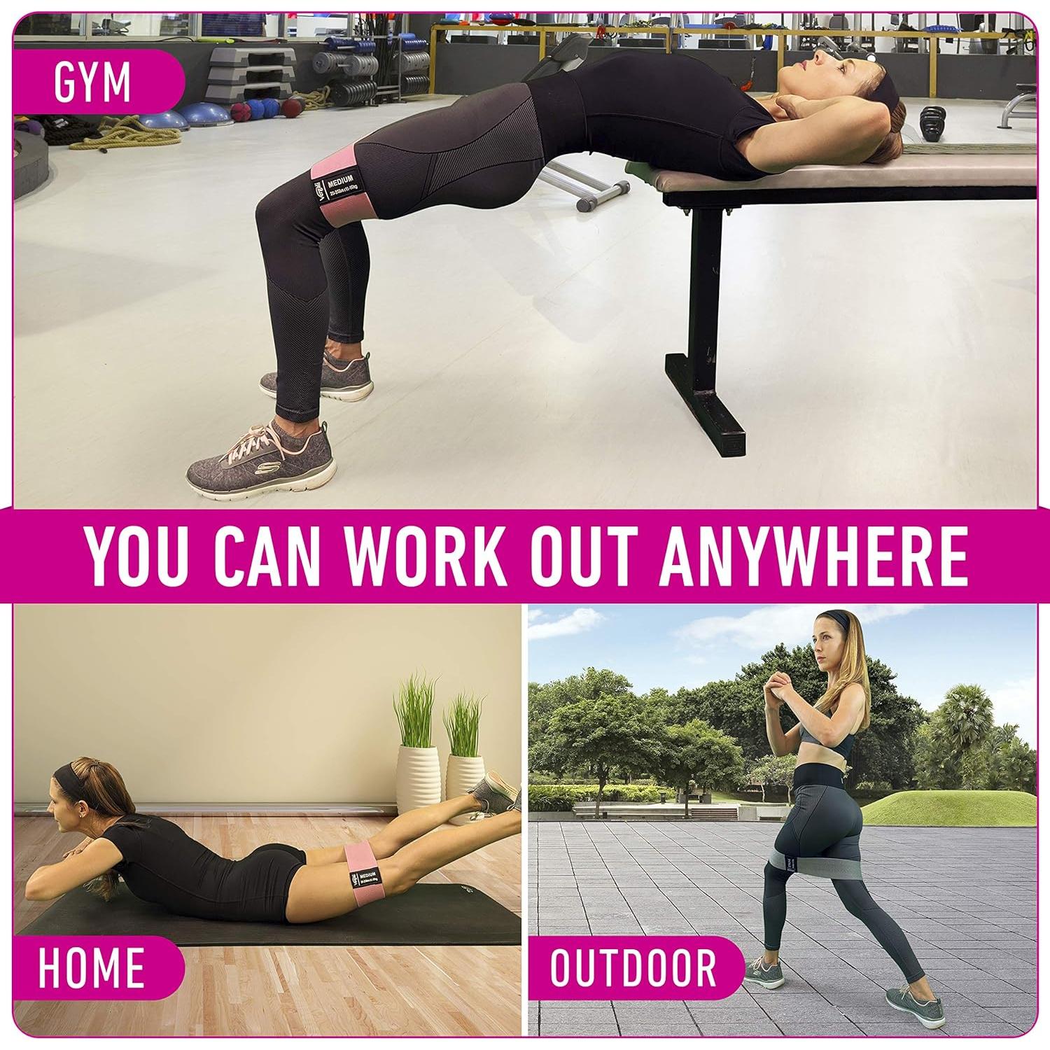 Bandas de Resistencia Vergali 4 Unidades Antideslizantes