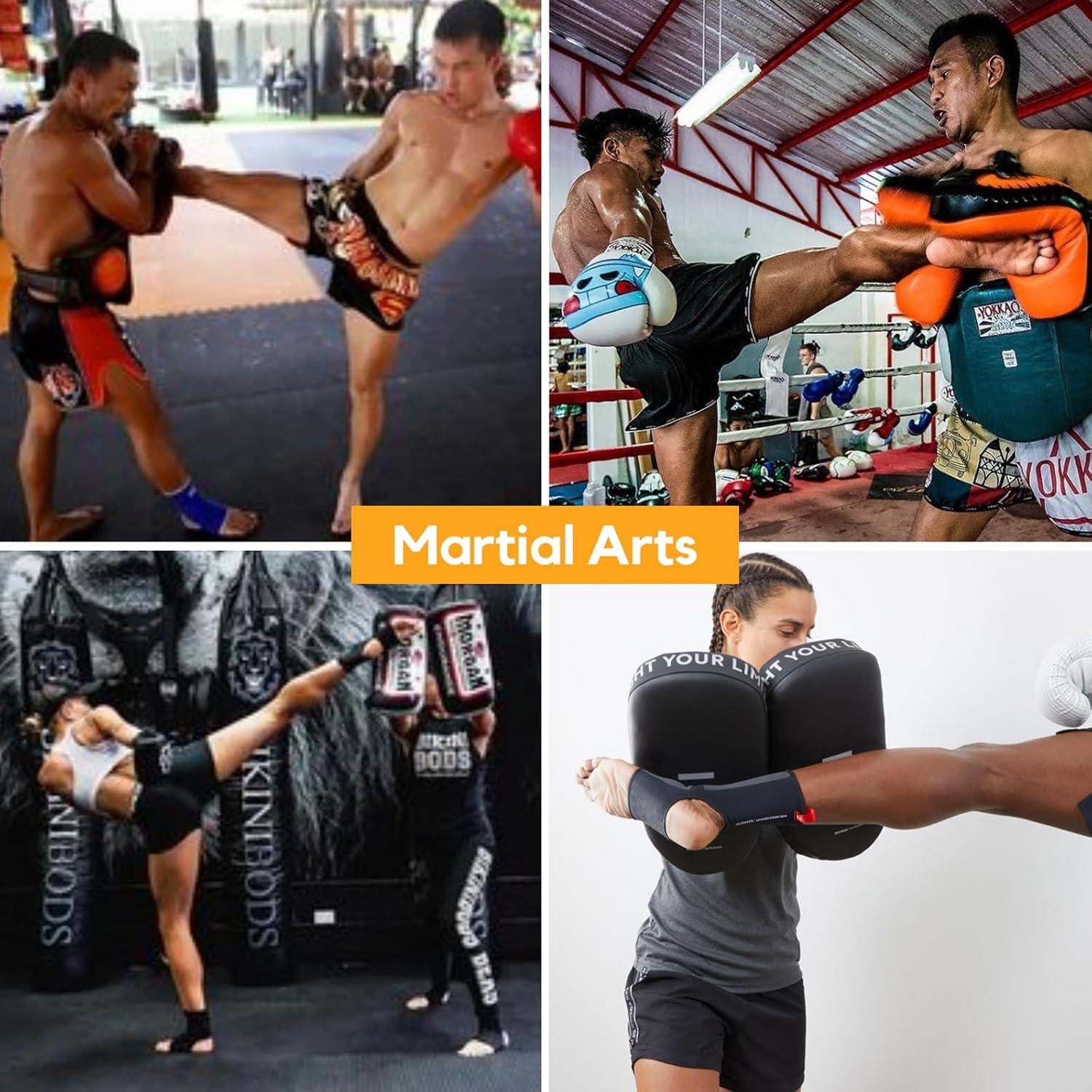 Almohadilla de Patada RIHEAN 24x16in Azul para Artes Marciales