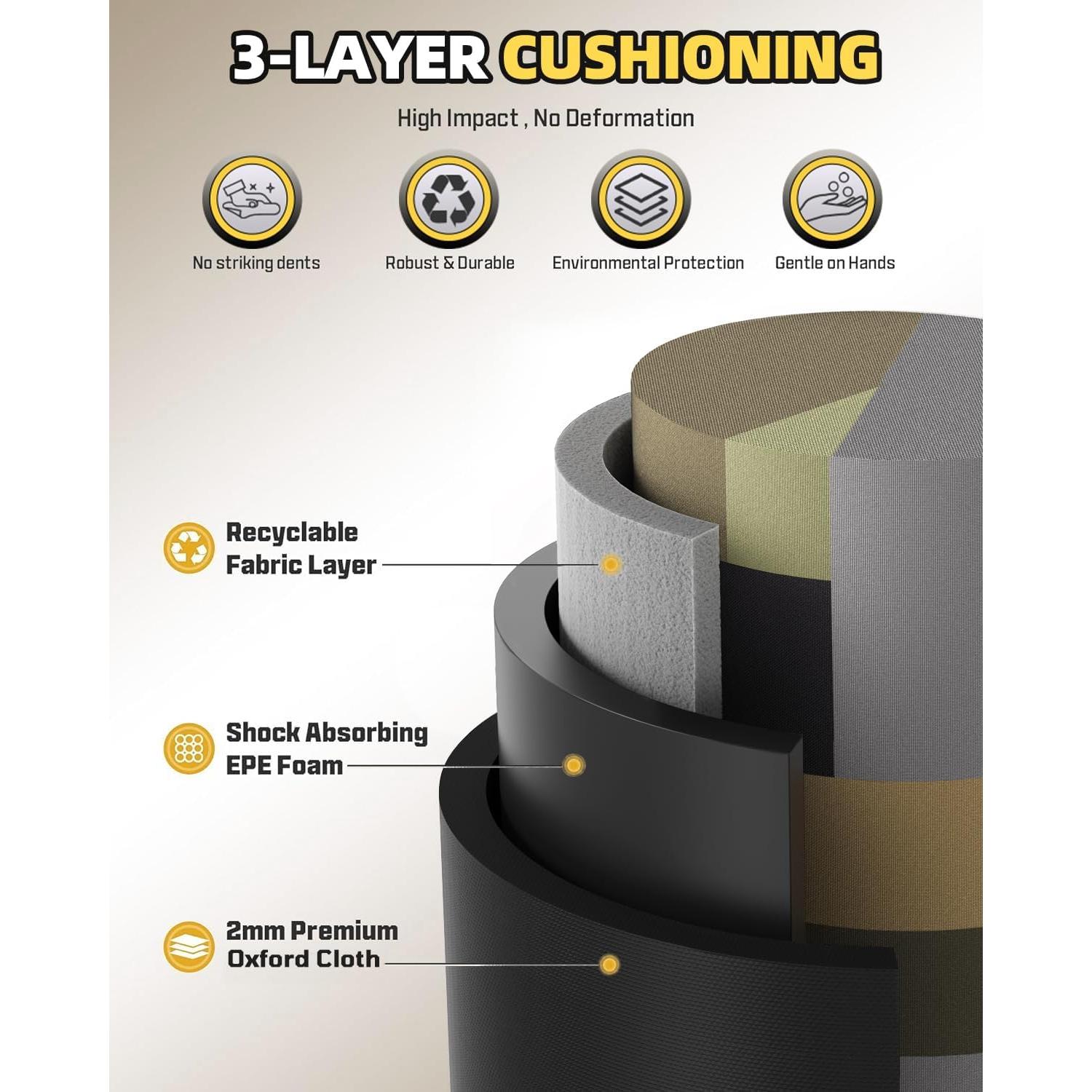 Saco de Boxeo ASBRAVO 4 pies + Guantes 12 oz + Accesorios